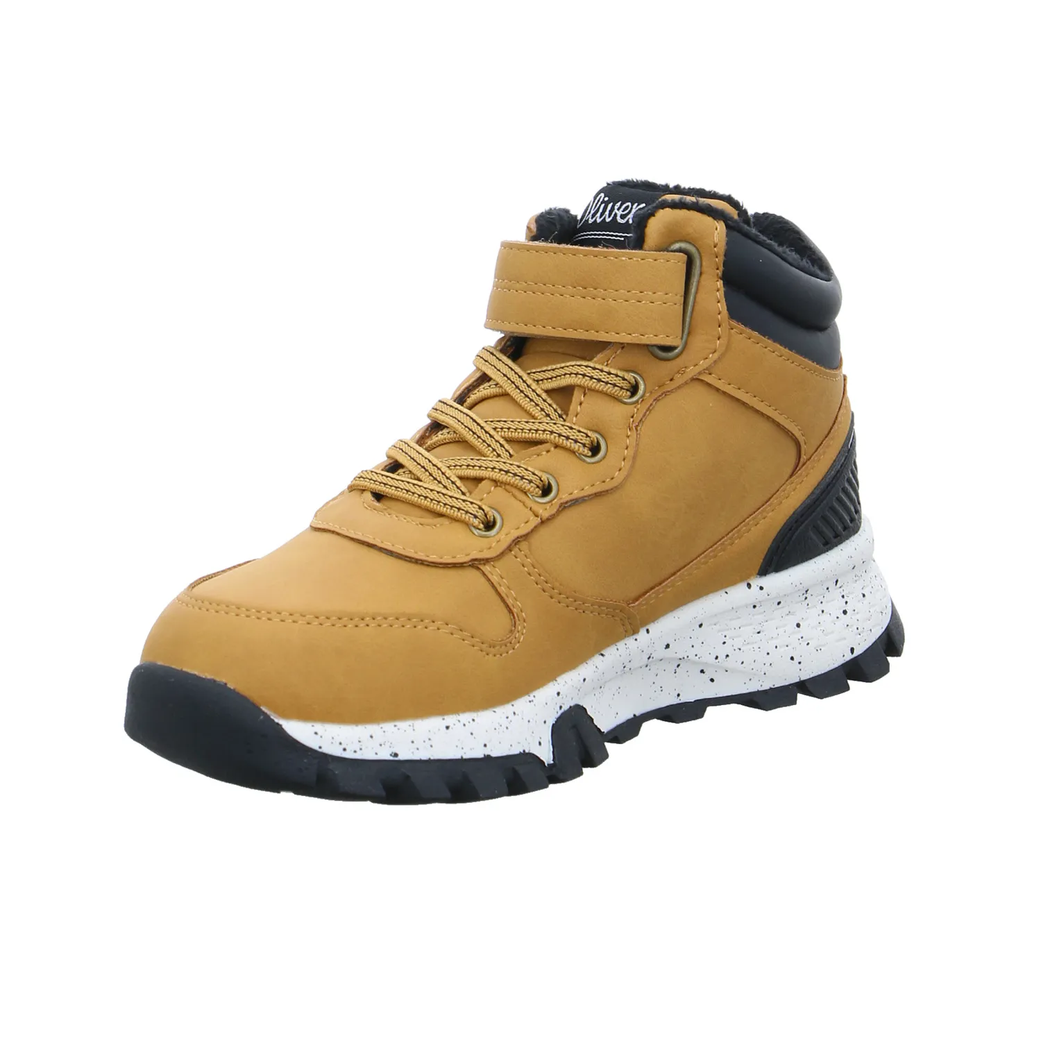 S.OLIVER Stiefel Jungen-Winter-Bottine Camel Lederimitat S.OLIVER Stiefel Jungen-Winter-Bottine Camel Lederimitat