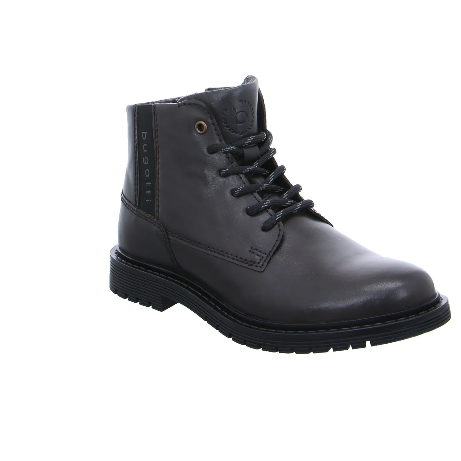 BUGATTI SHOES Winter-Boots Braun Lederimitat 