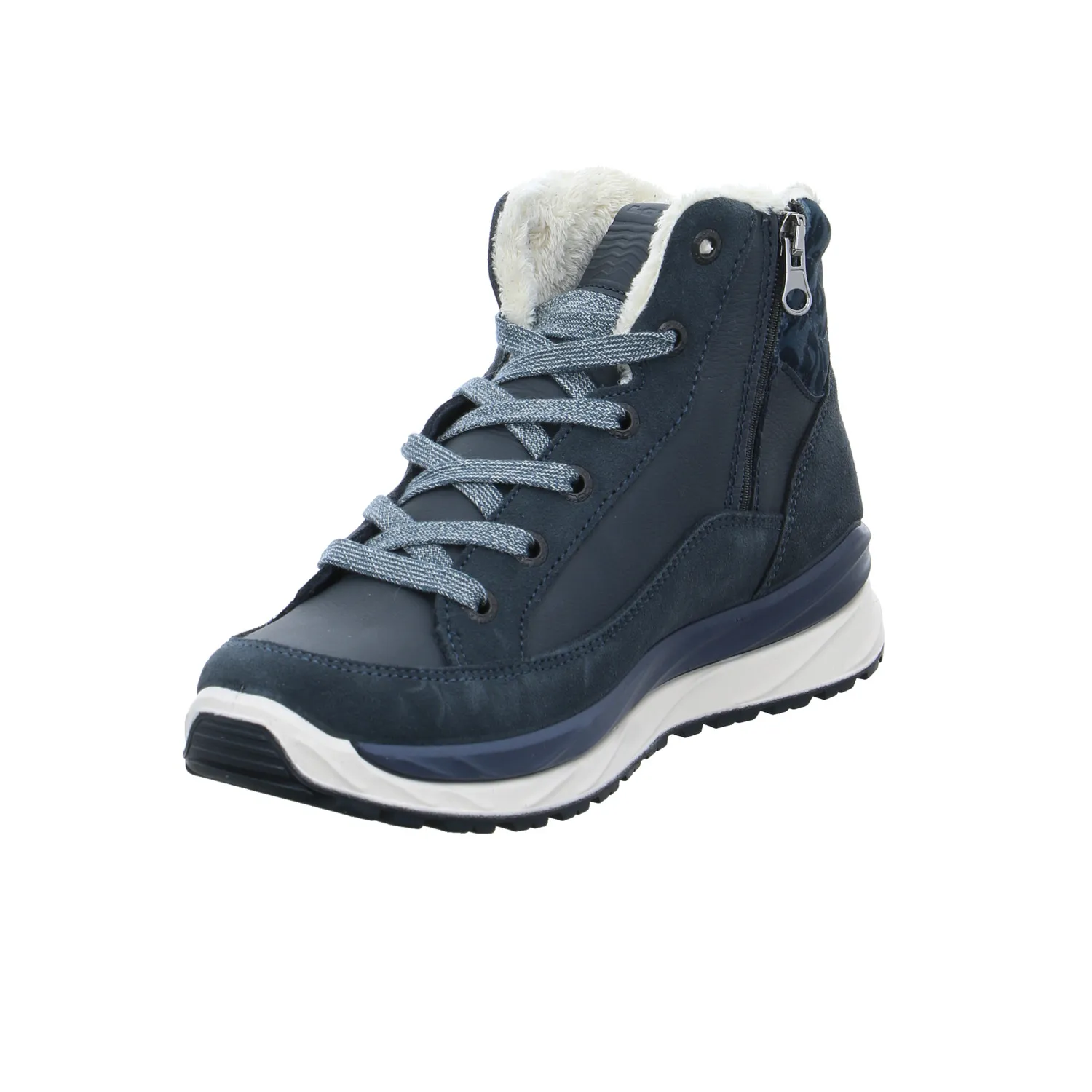 LOWA Snowboots Damen Blau Leder LOWA Snowboots Damen Blau Leder