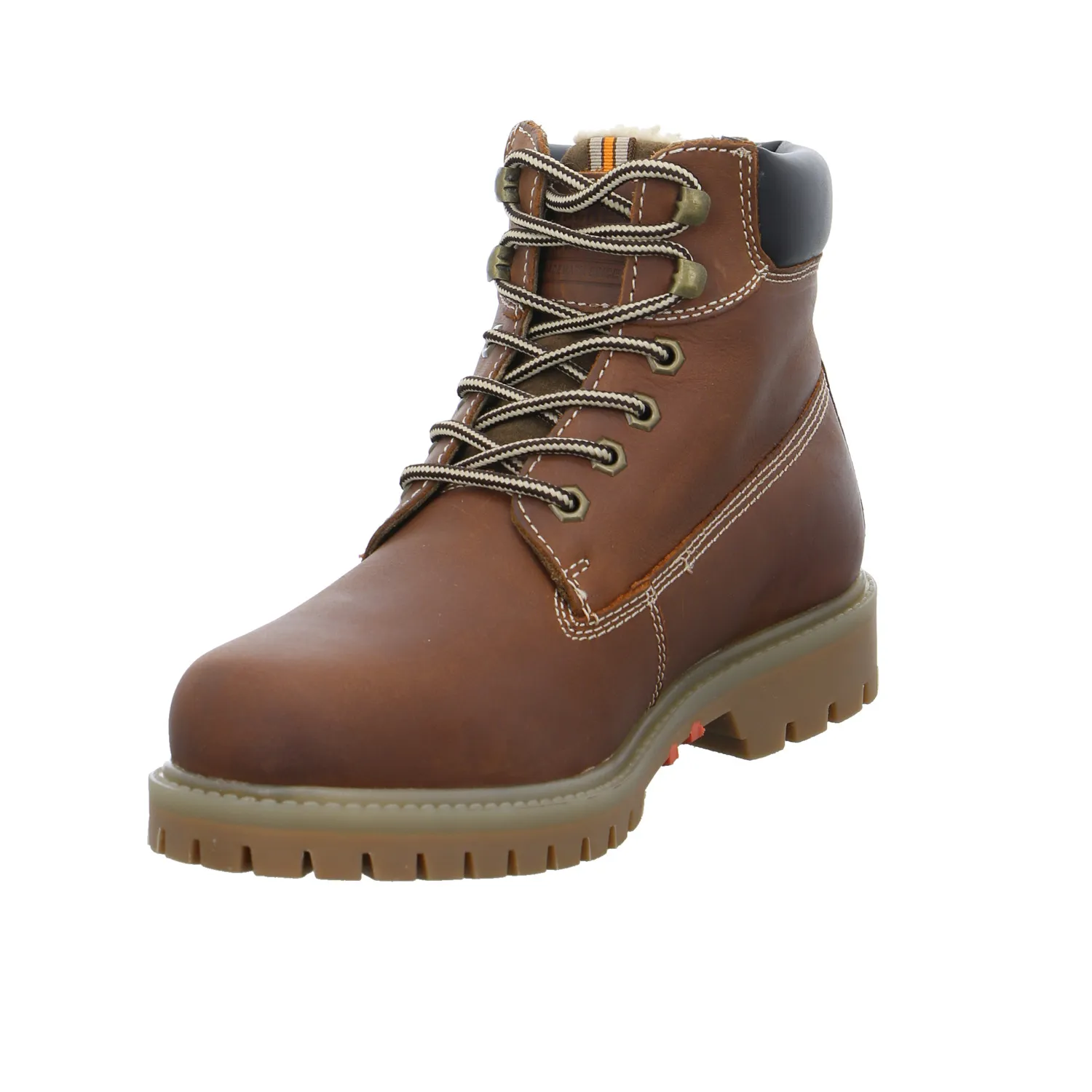 DOCKERS Winter-Boots Braun Leder 
