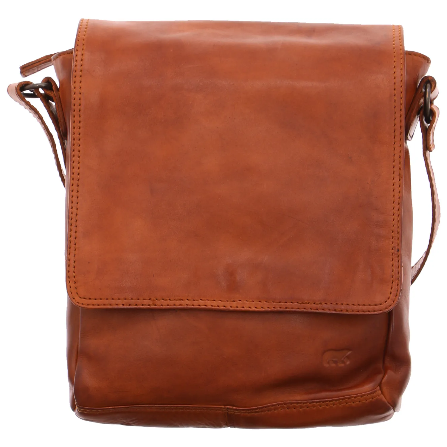 BEAR DESIGN Umhängetasche Cognac Leder BEAR DESIGN Umhängetasche Cognac Leder