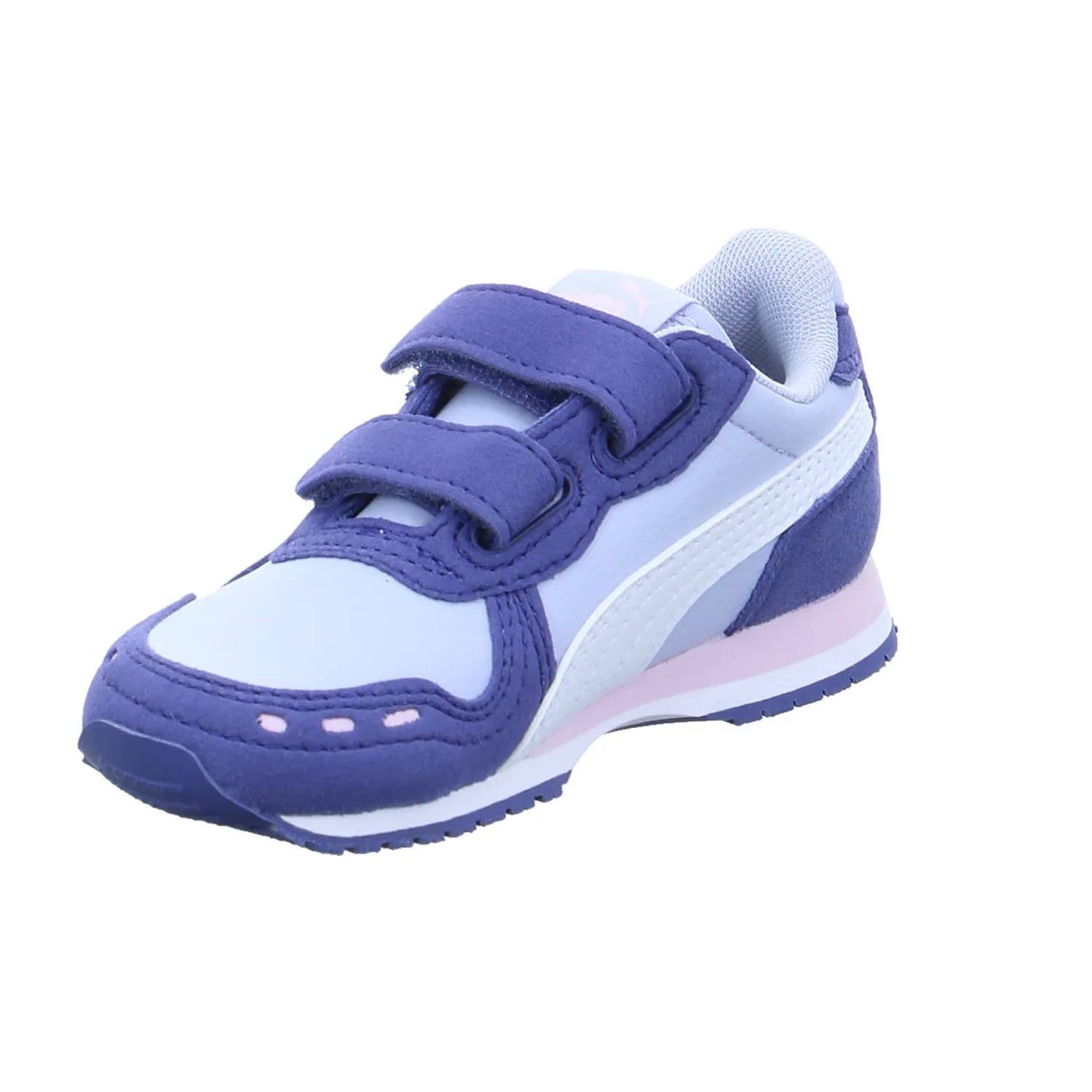 PUMA unisex Sneaker Baby-Sport-Bottine Hellblau Lederimitat PUMA unisex Sneaker Baby-Sport-Bottine Hellblau Lederimitat
