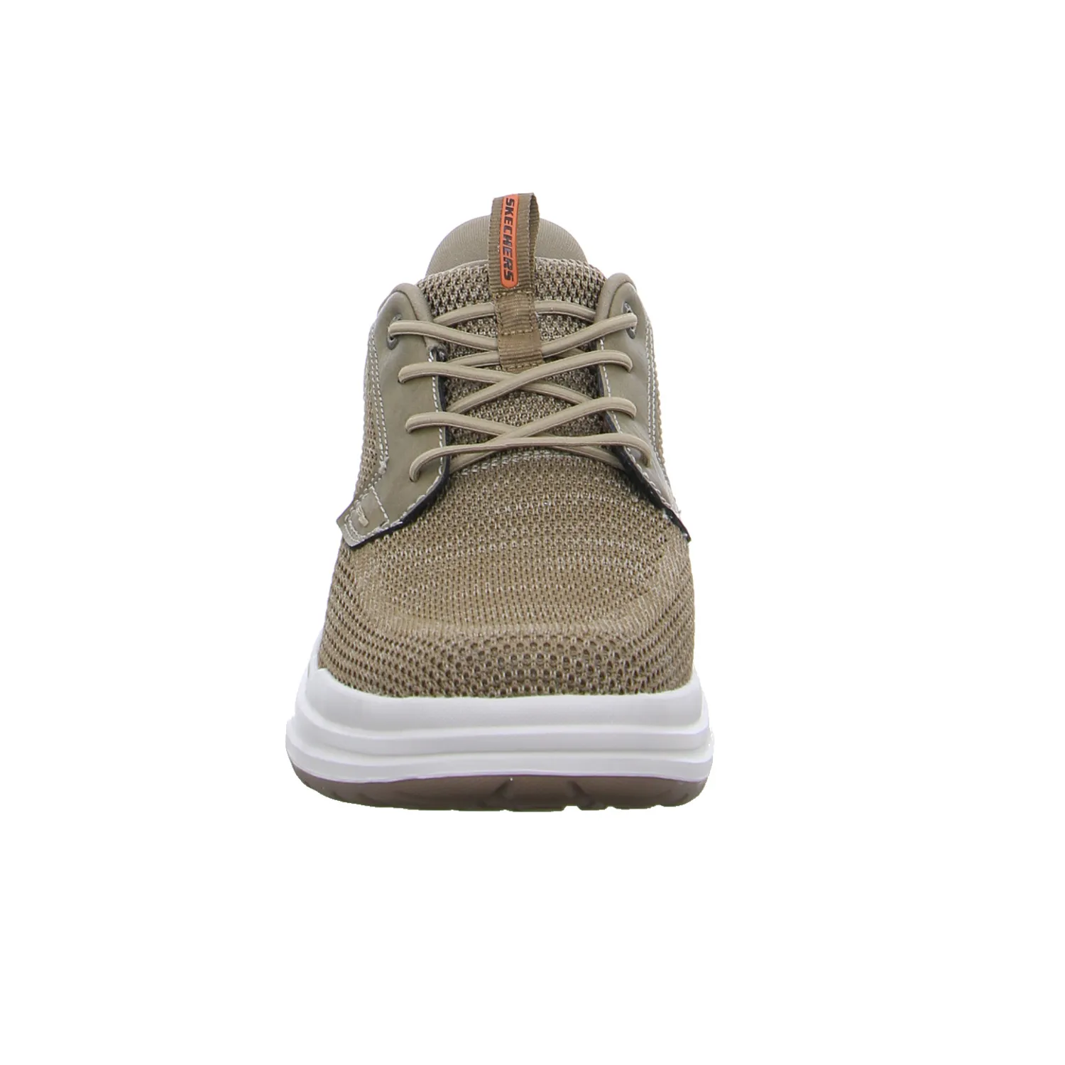SKECHERS Air-Cooled Memory Foam Halbschuhe Sneaker Stoff Taupe Synthetik SKECHERS Air-Cooled Memory Foam Halbschuhe Sneaker Stoff Taupe Synthetik
