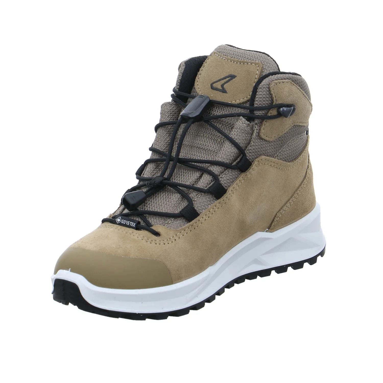 LOWA Winter-Sneaker high Jungen-Winter-Bottine Beige Textil LOWA Winter-Sneaker high Jungen-Winter-Bottine Beige Textil