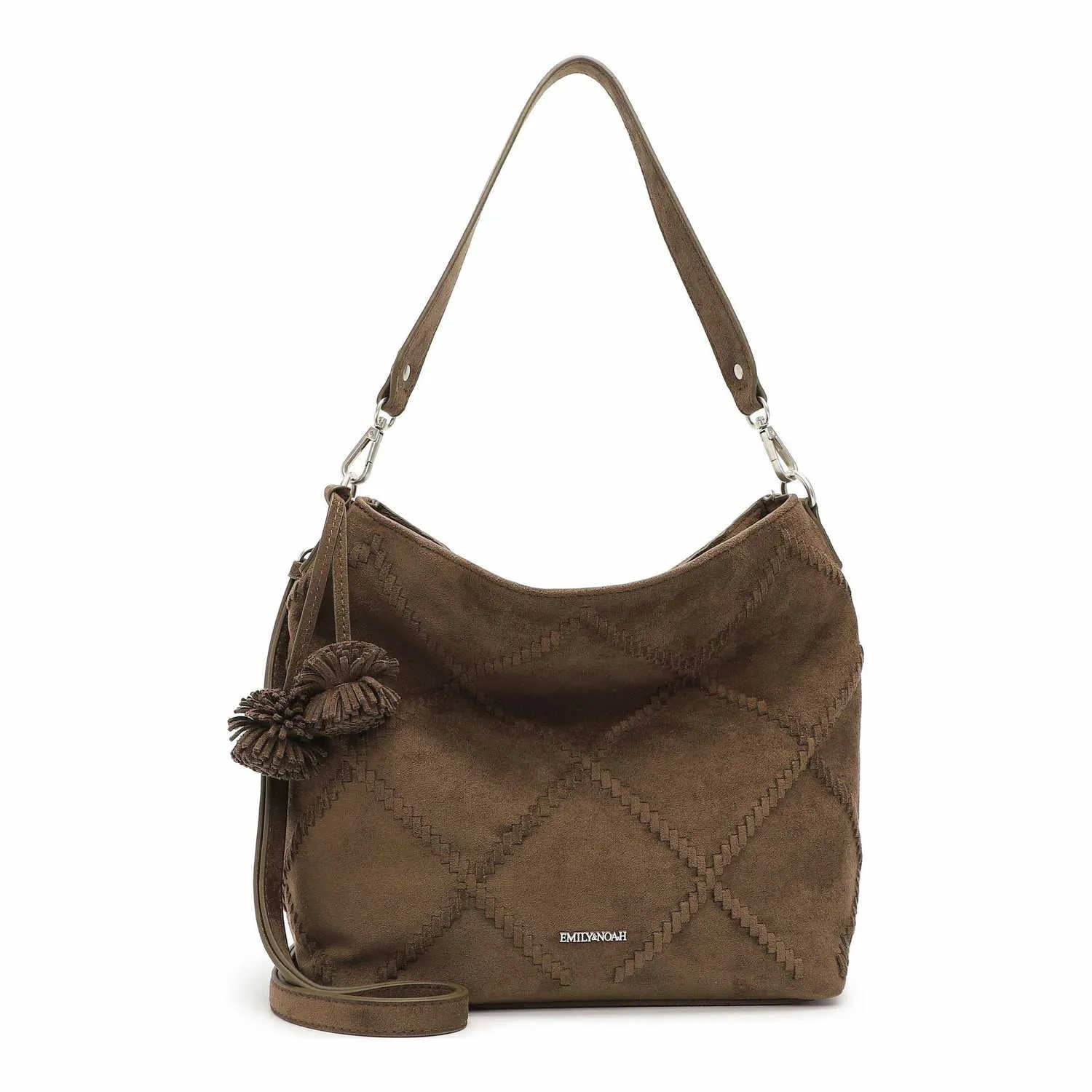 EMILY & NOAH Beuteltasche Olive Lederimitat EMILY & NOAH Beuteltasche Olive Lederimitat