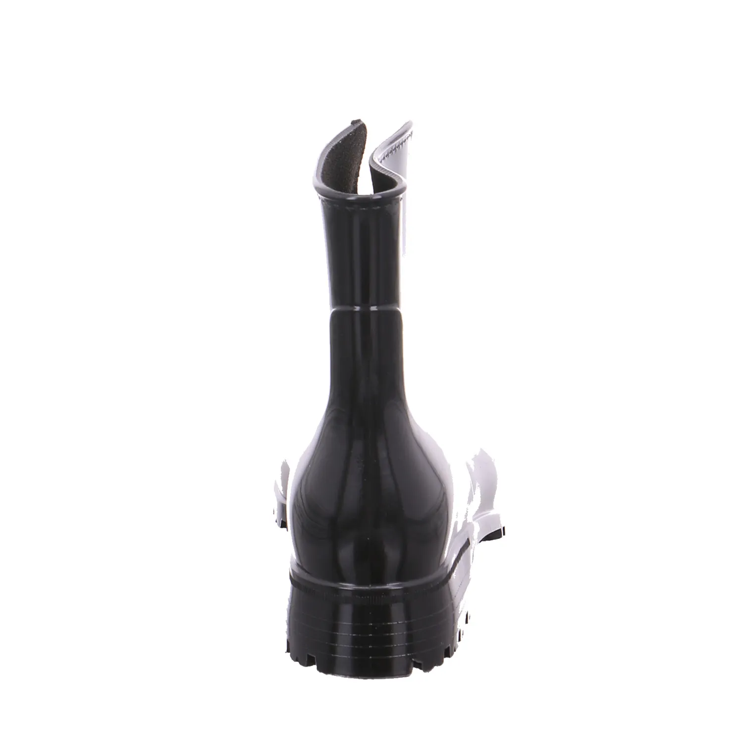 * PVC nero Damen-Gummistiefel Schwarz Synthetik * PVC nero Damen-Gummistiefel Schwarz Synthetik