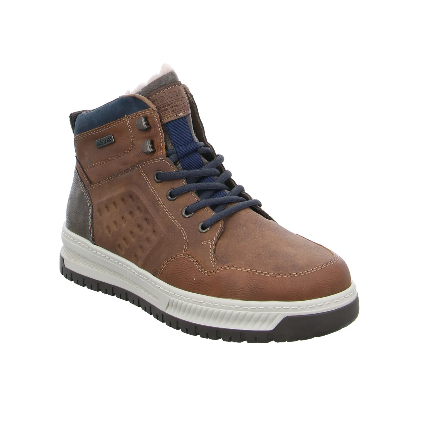 RIEKER Winter-Boots Braun Lederimitat RIEKER Winter-Boots Braun Lederimitat