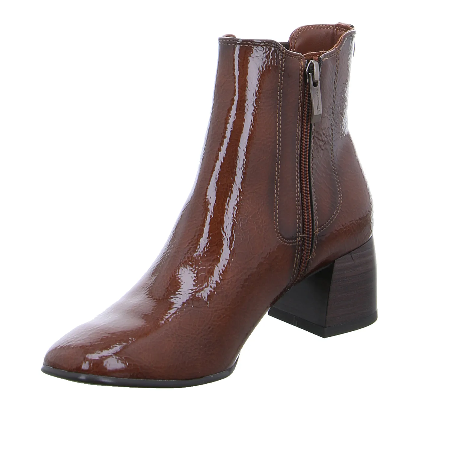 TAMARIS Snowboot Cognac Lederimitat TAMARIS Snowboot Cognac Lederimitat