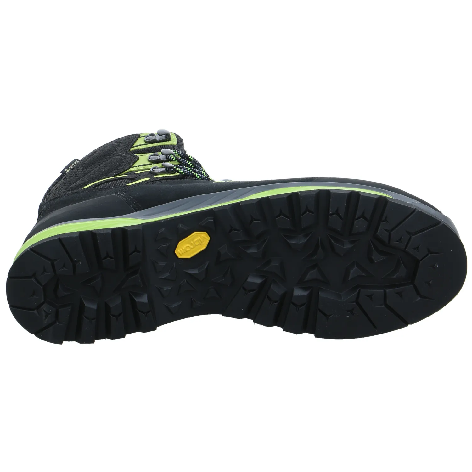LOWA Steigeis bedingt Bergschuhe Schwarz Leder 