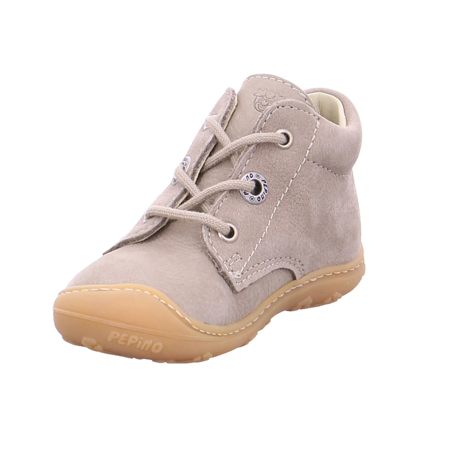 PEPINO Bottine Mädchen und Jungen Lauflernschuh Silber Leder PEPINO Bottine Mädchen und Jungen Lauflernschuh Silber Leder