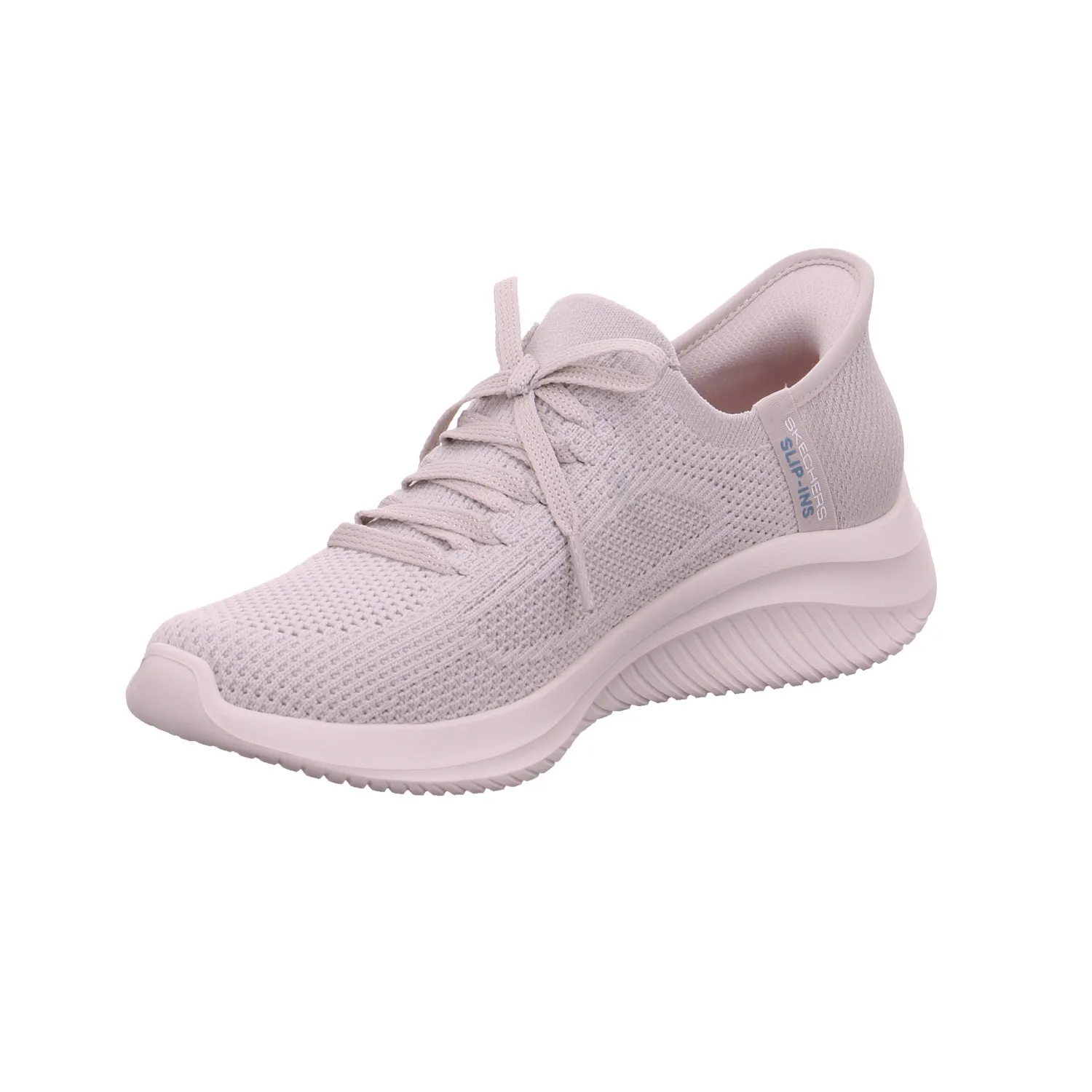 SKECHERS Sneaker Hellgrau Textil SKECHERS Sneaker Hellgrau Textil