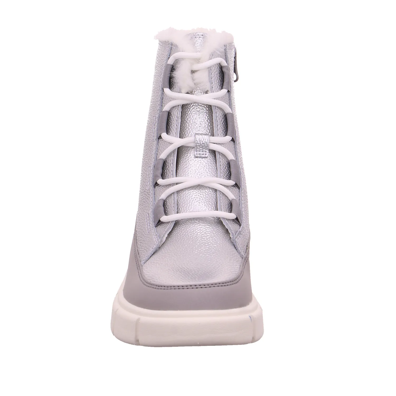 SOREL Schneestiefel Mädchen-Winter-Bottine Silber Leder SOREL Schneestiefel Mädchen-Winter-Bottine Silber Leder