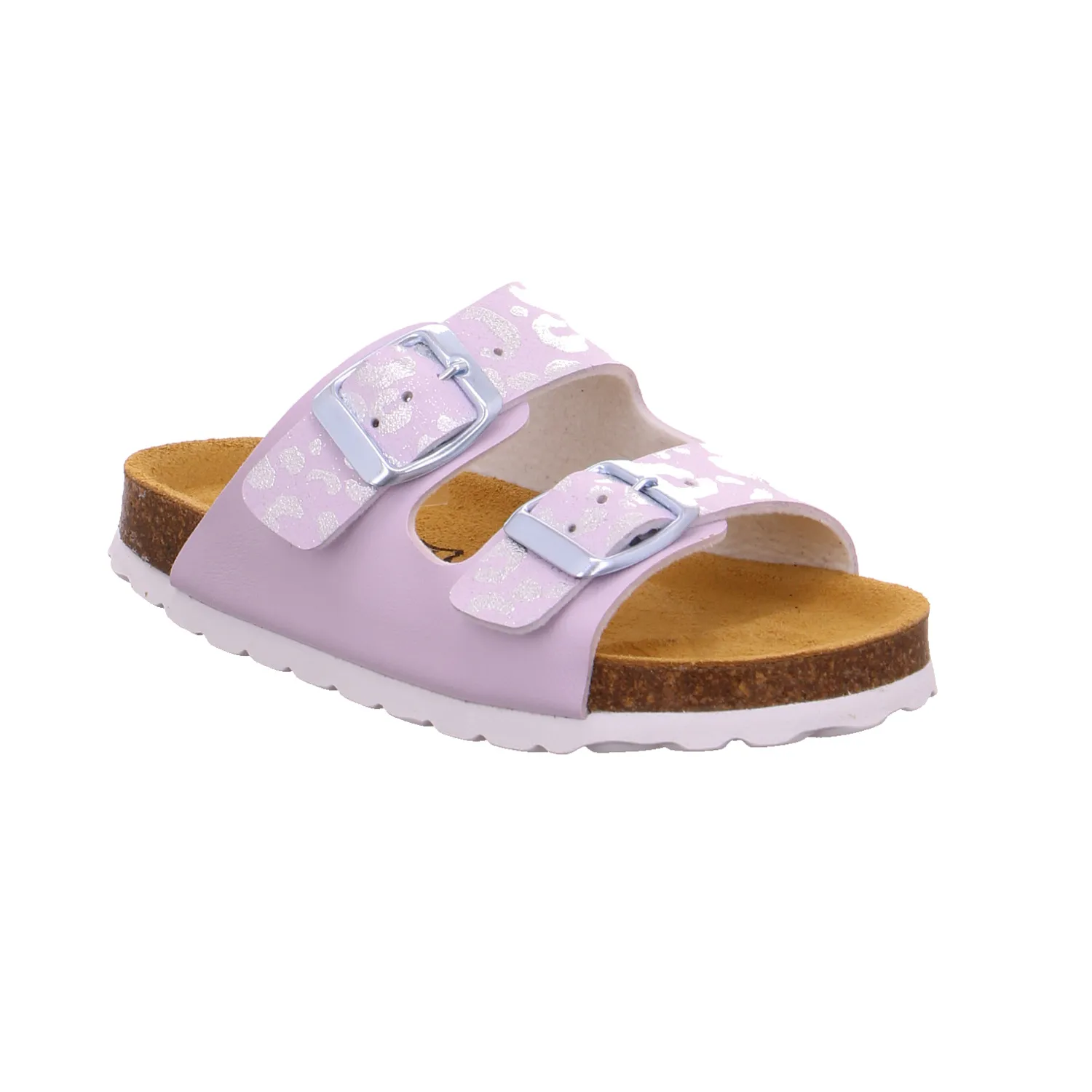 BIOLife Mädchen Kinder-Pantolette Flieder Lederimitat BIOLife Mädchen Kinder-Pantolette Flieder Lederimitat