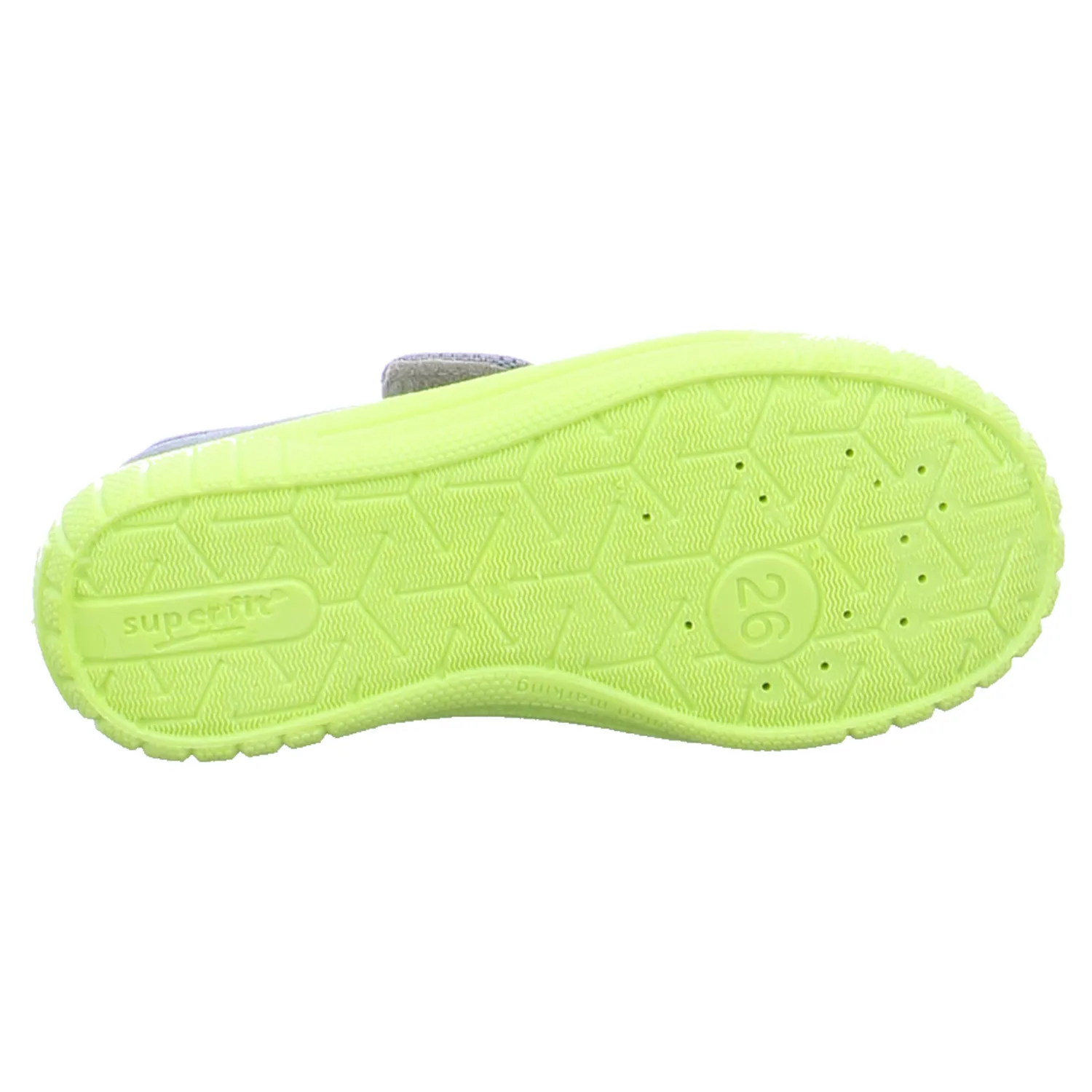 SUPERFIT Jungenhausschuh Kinder-Hausschuh Grau Textil SUPERFIT Jungenhausschuh Kinder-Hausschuh Grau Textil