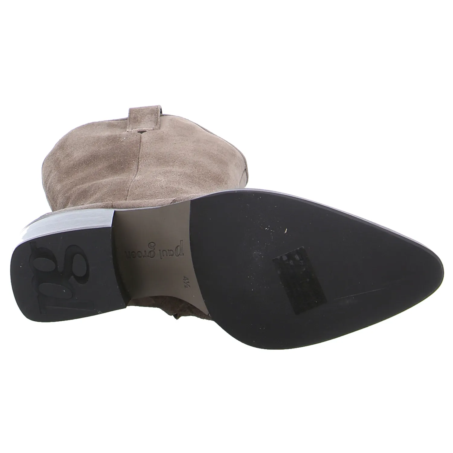 PAUL GREEN Stiefel Taupe Leder PAUL GREEN Stiefel Taupe Leder