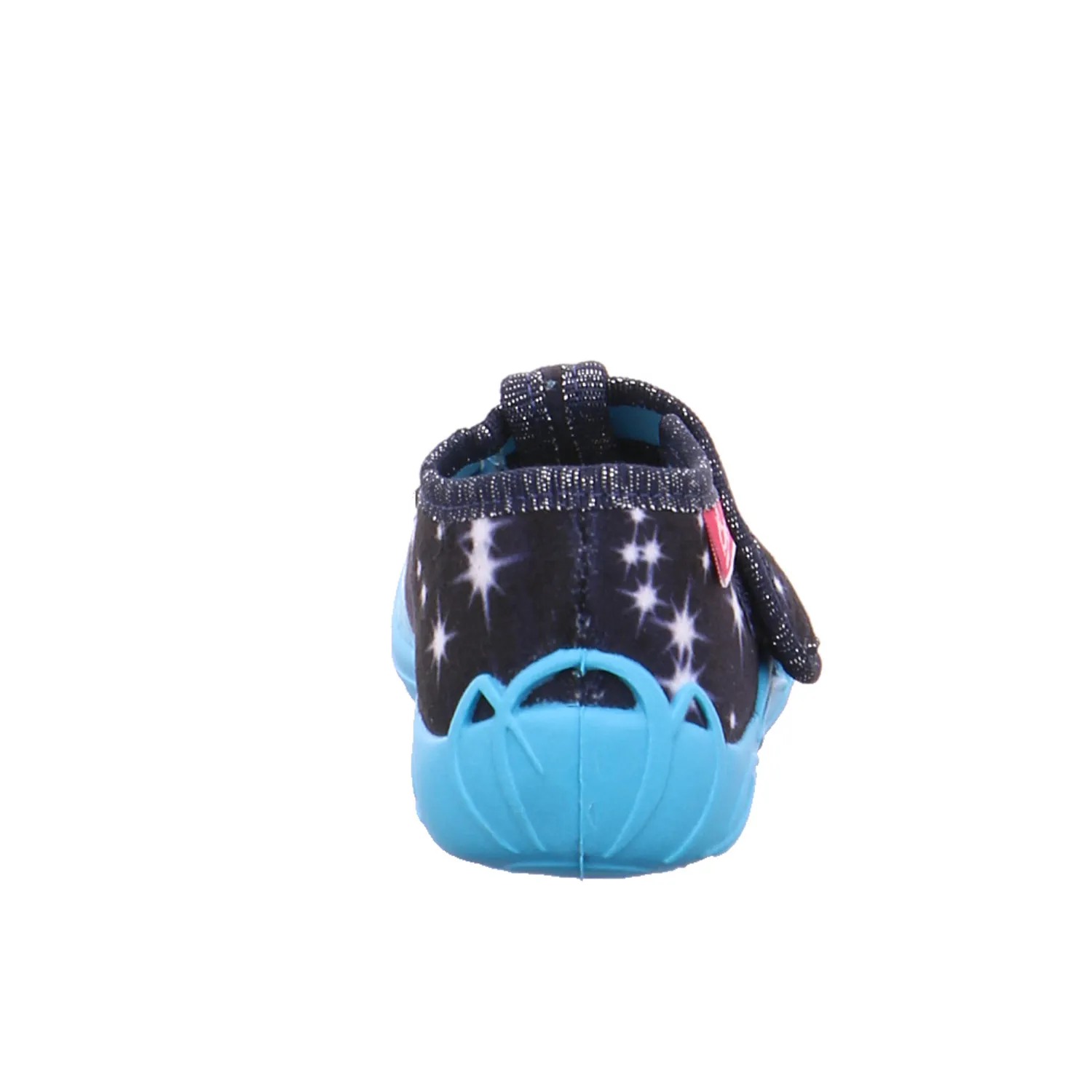 BECK Mädchen Baby-Hausschuh Blau Textil BECK Mädchen Baby-Hausschuh Blau Textil