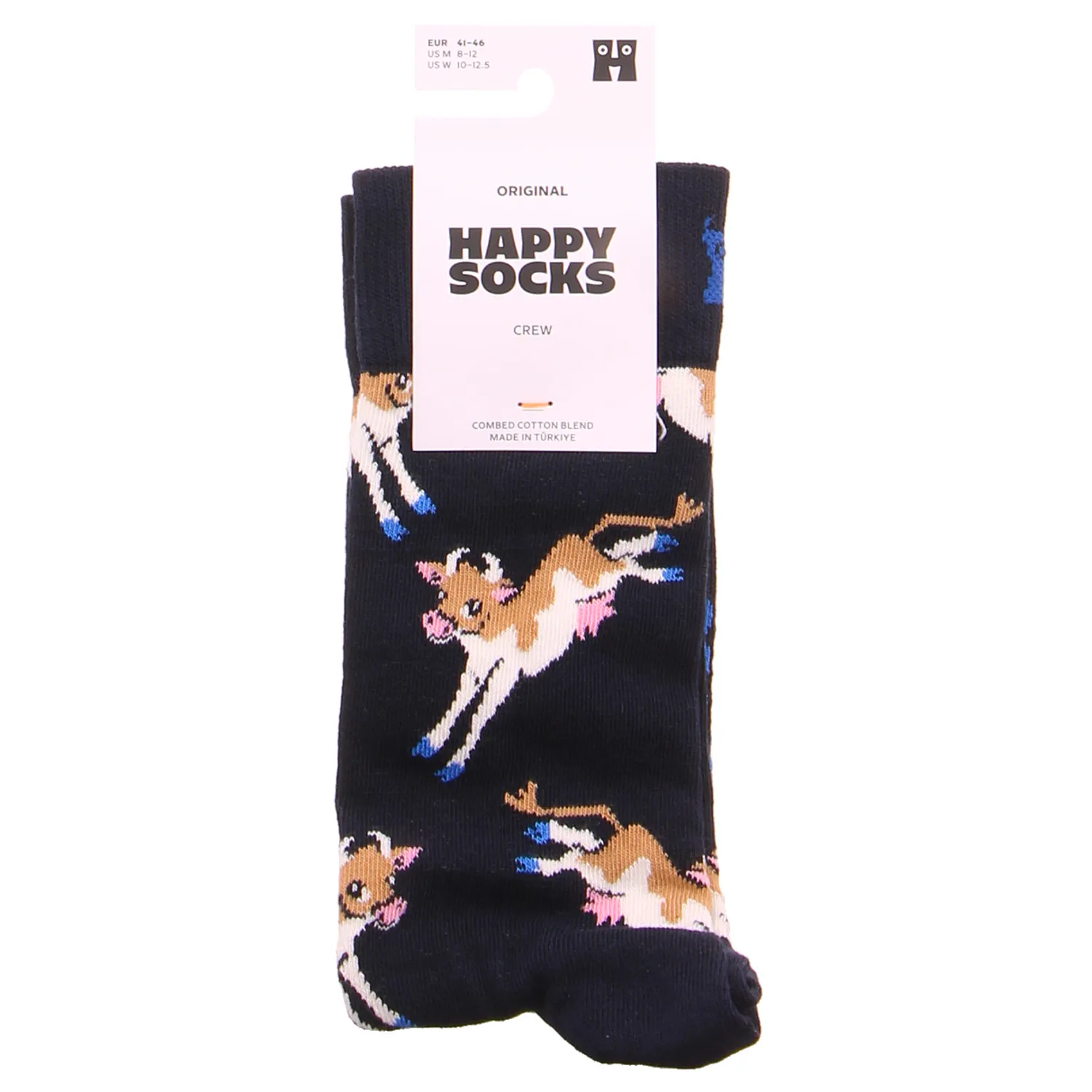 HAPPY SOCKS Kühe Freizeitsocken Dunkelblau Textil 