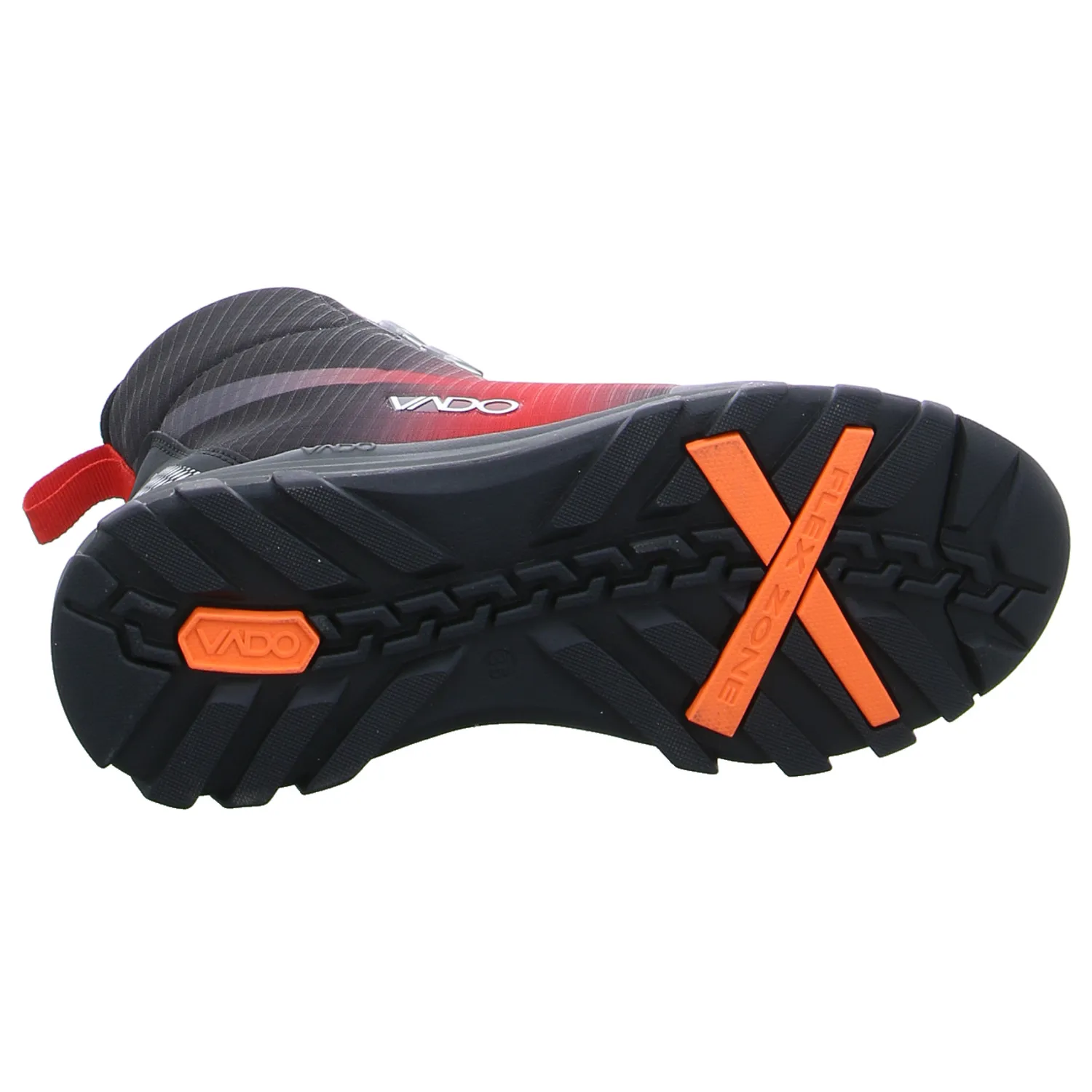 VADO Schneestiefel Junge Jungen- Snowboot Membran Grau Textil 