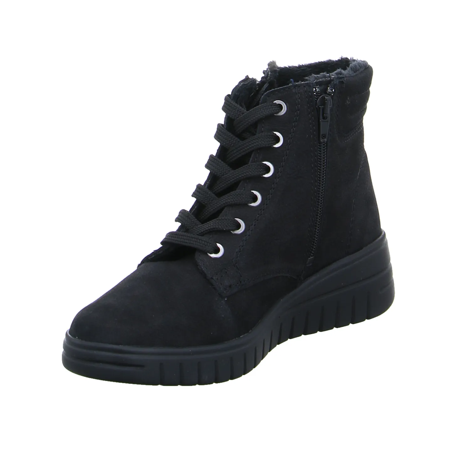 VAN DER LAAN Comfort-Boot Schwarz Leder VAN DER LAAN Comfort-Boot Schwarz Leder