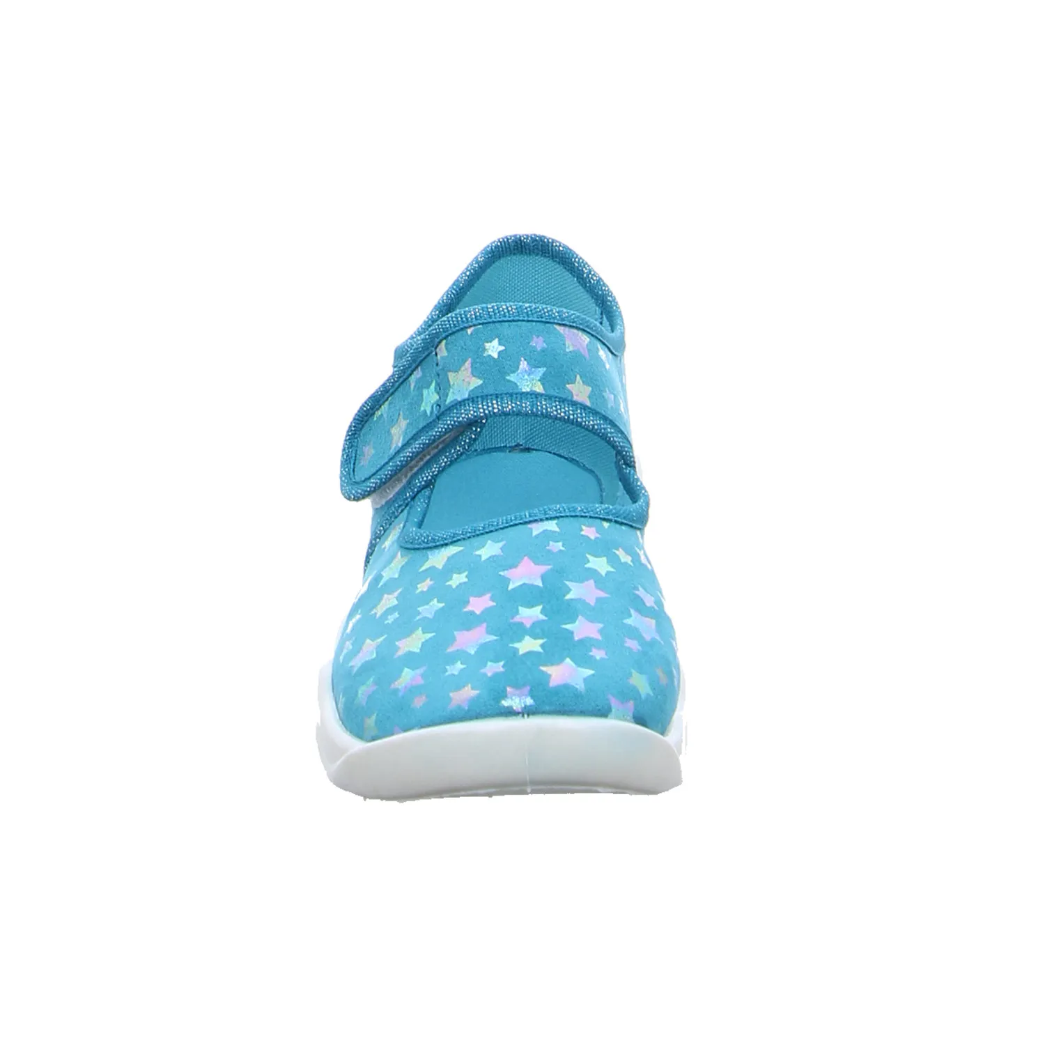 SUPERFIT Mädchenhausschuh Kinder-Hausschuh Türkis Textil SUPERFIT Mädchenhausschuh Kinder-Hausschuh Türkis Textil