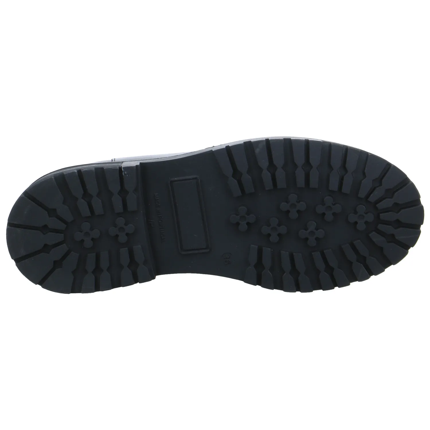 SCHUHENGEL mit Wollfutter Boot Schwarz Leder 