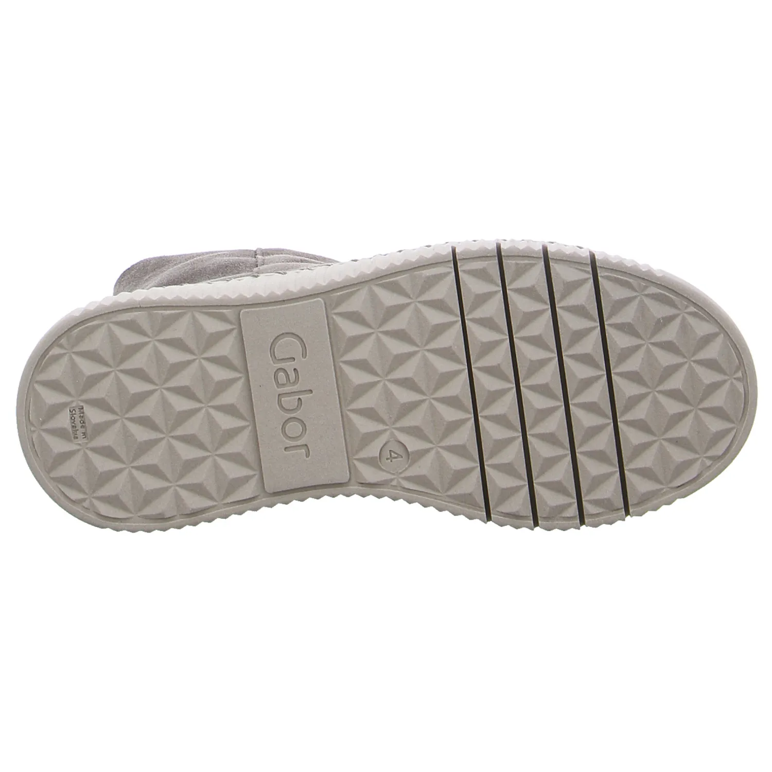 GABOR Boot Grau Leder GABOR Boot Grau Leder