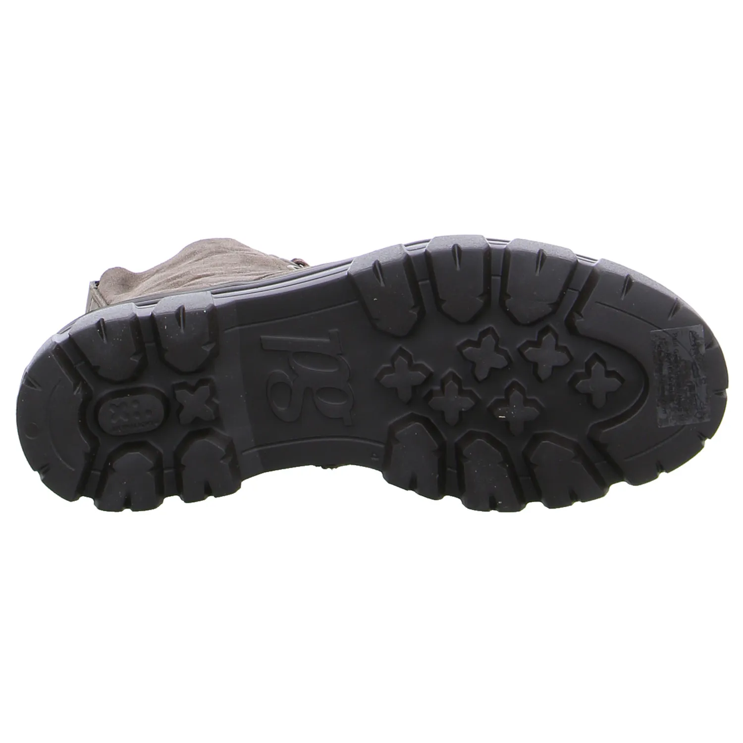 PAUL GREEN Boot Mittelbraun Leder 
