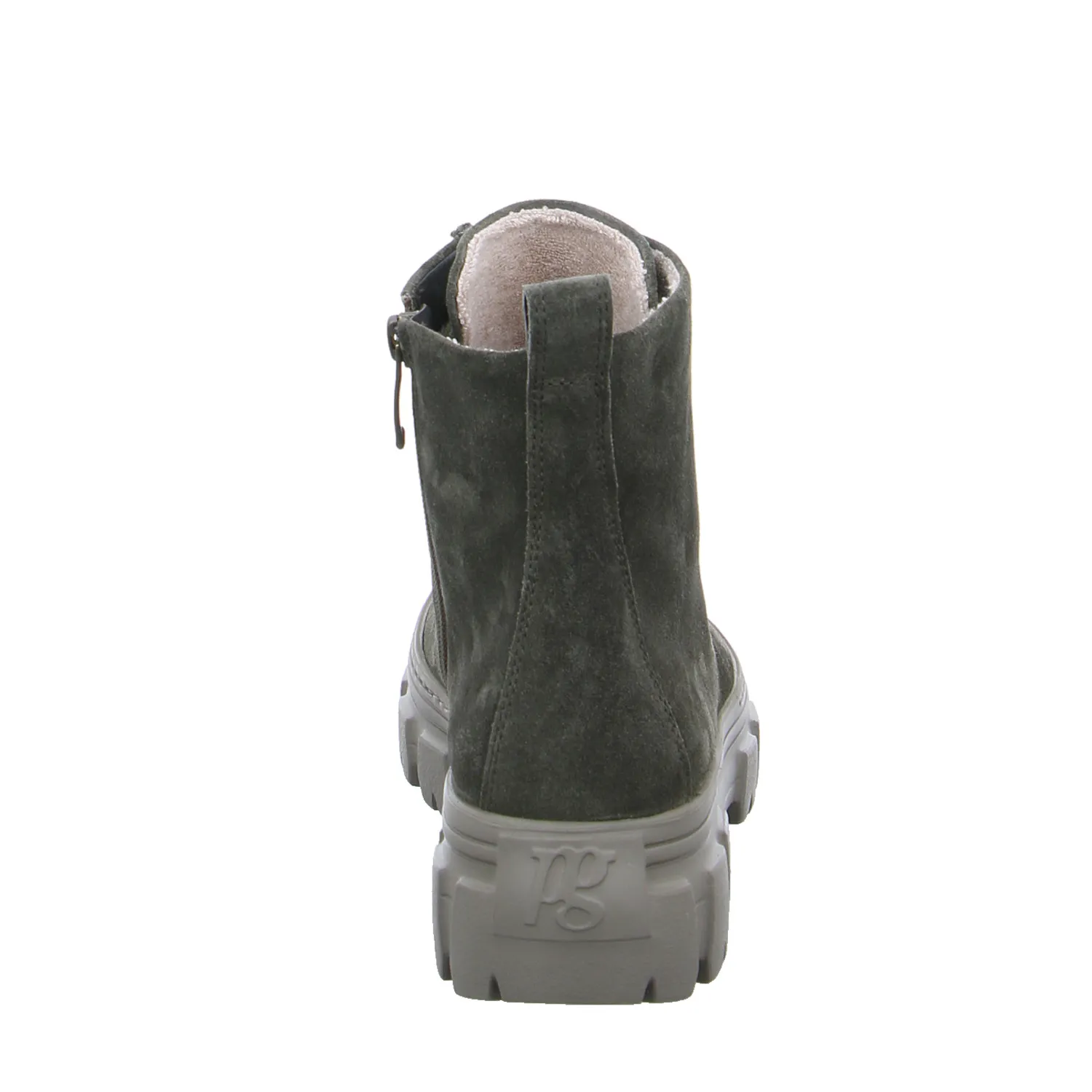 PAUL GREEN Boot Olive Leder 