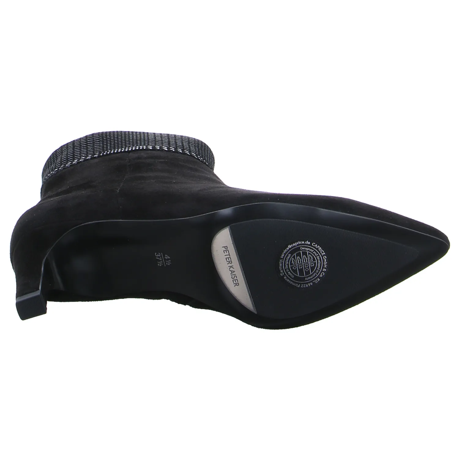 PETER KAISER Stiefelette Schwarz Leder PETER KAISER Stiefelette Schwarz Leder