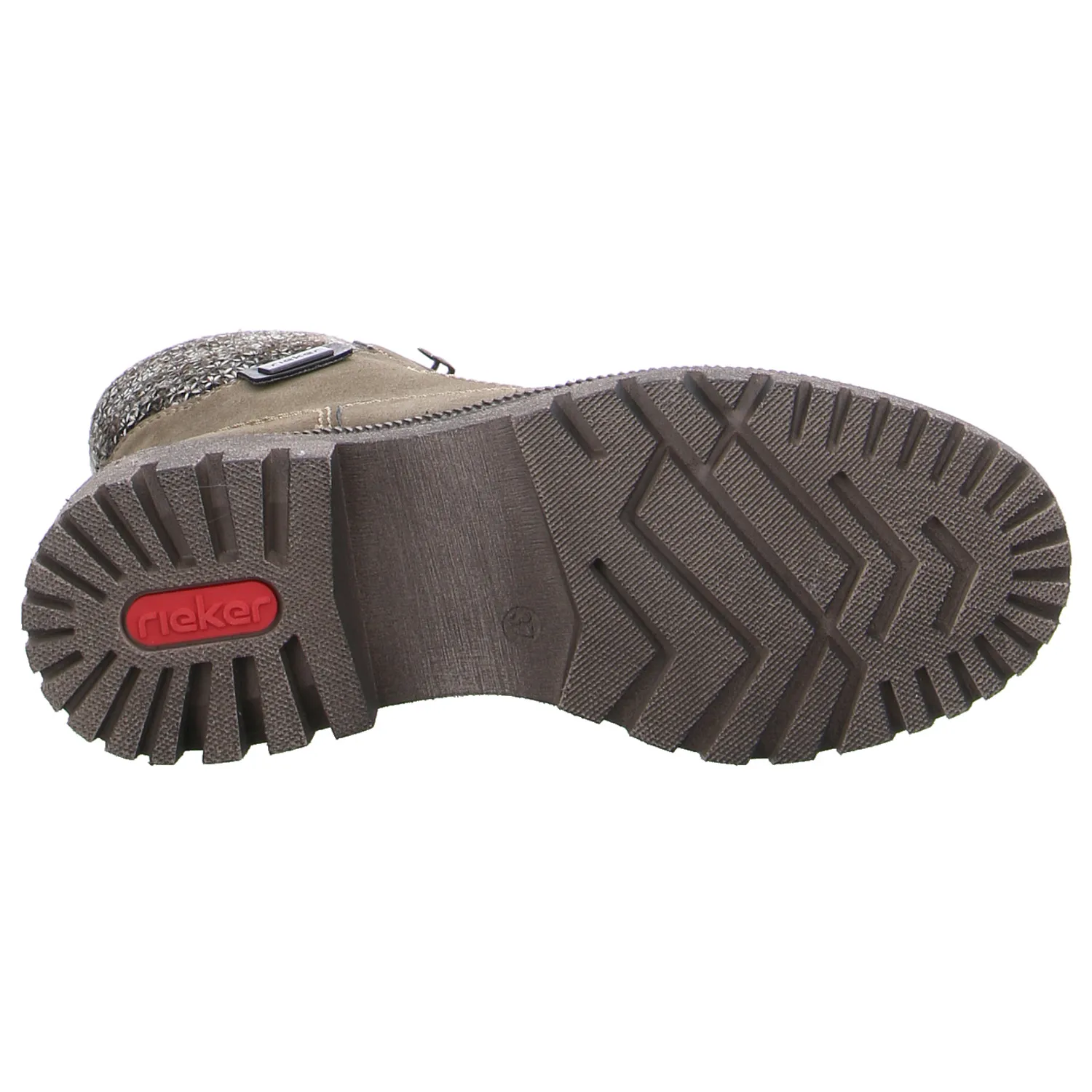 RIEKER Boot Taupe Lederimitat RIEKER Boot Taupe Lederimitat