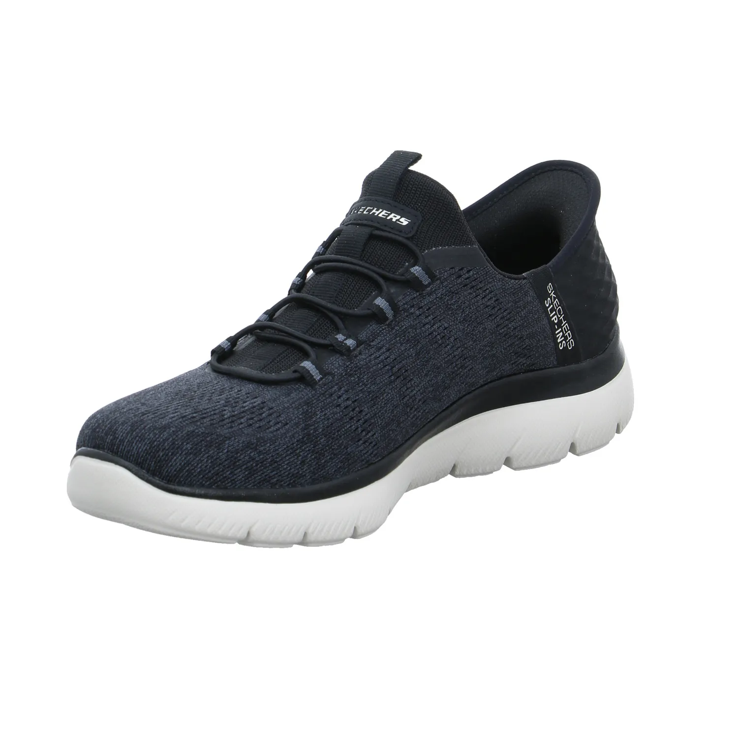 SKECHERS Halbschuh-Schlüpfer Schwarz Synthetik SKECHERS Halbschuh-Schlüpfer Schwarz Synthetik