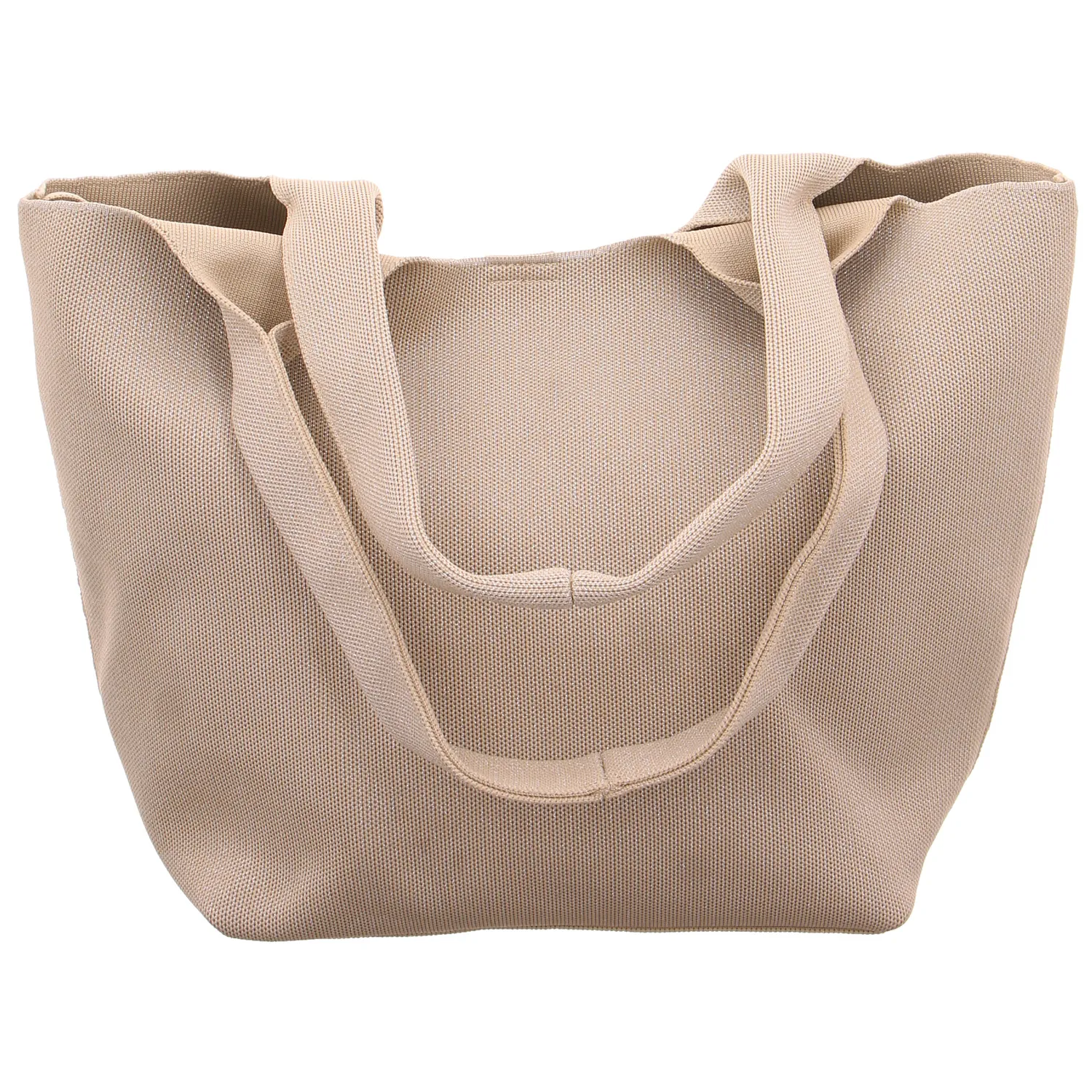 LA STRADA Sommertasche Beige Textil 