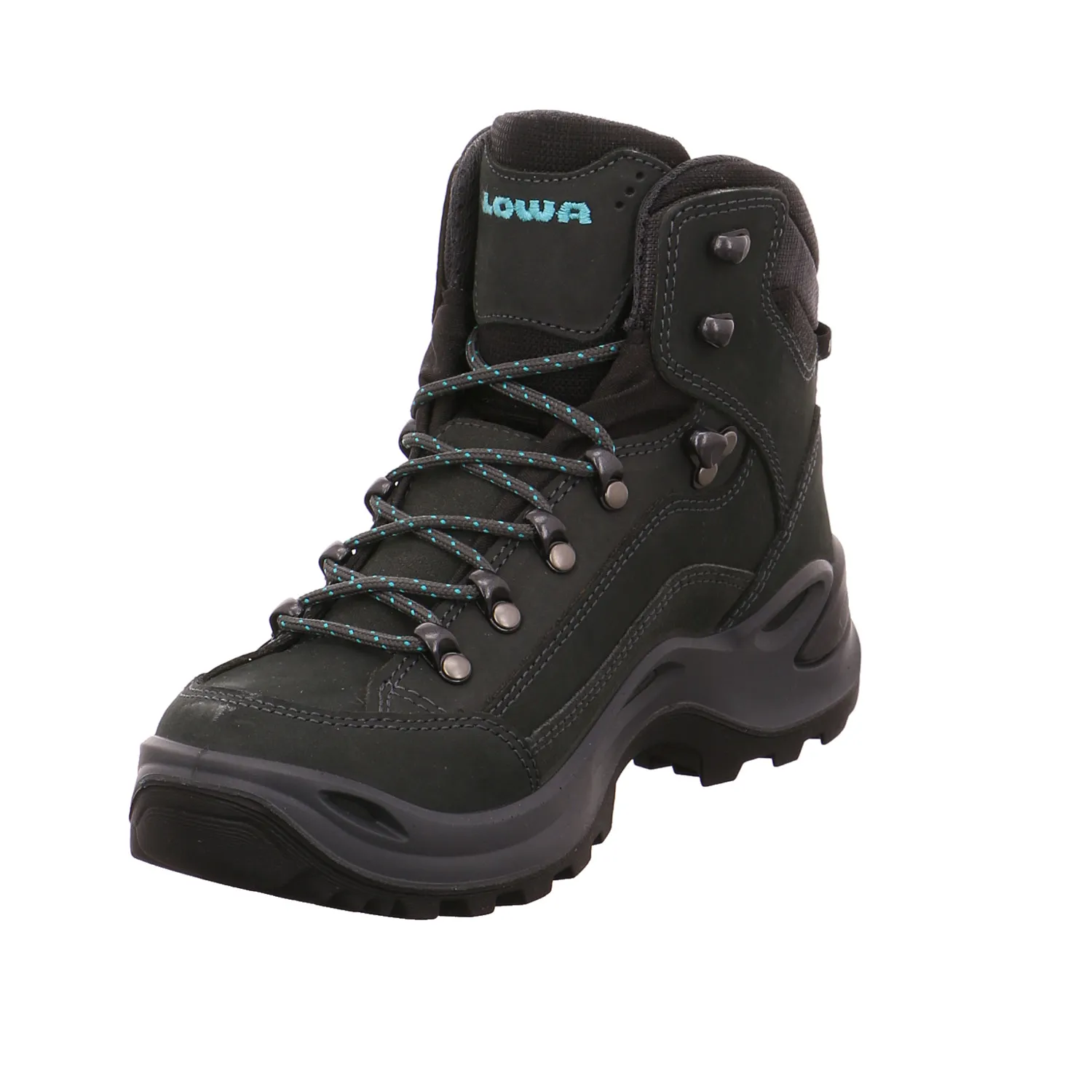 LOWA Gore-Tex Wander- Bergschuh Damen Grau Leder LOWA Gore-Tex Wander- Bergschuh Damen Grau Leder