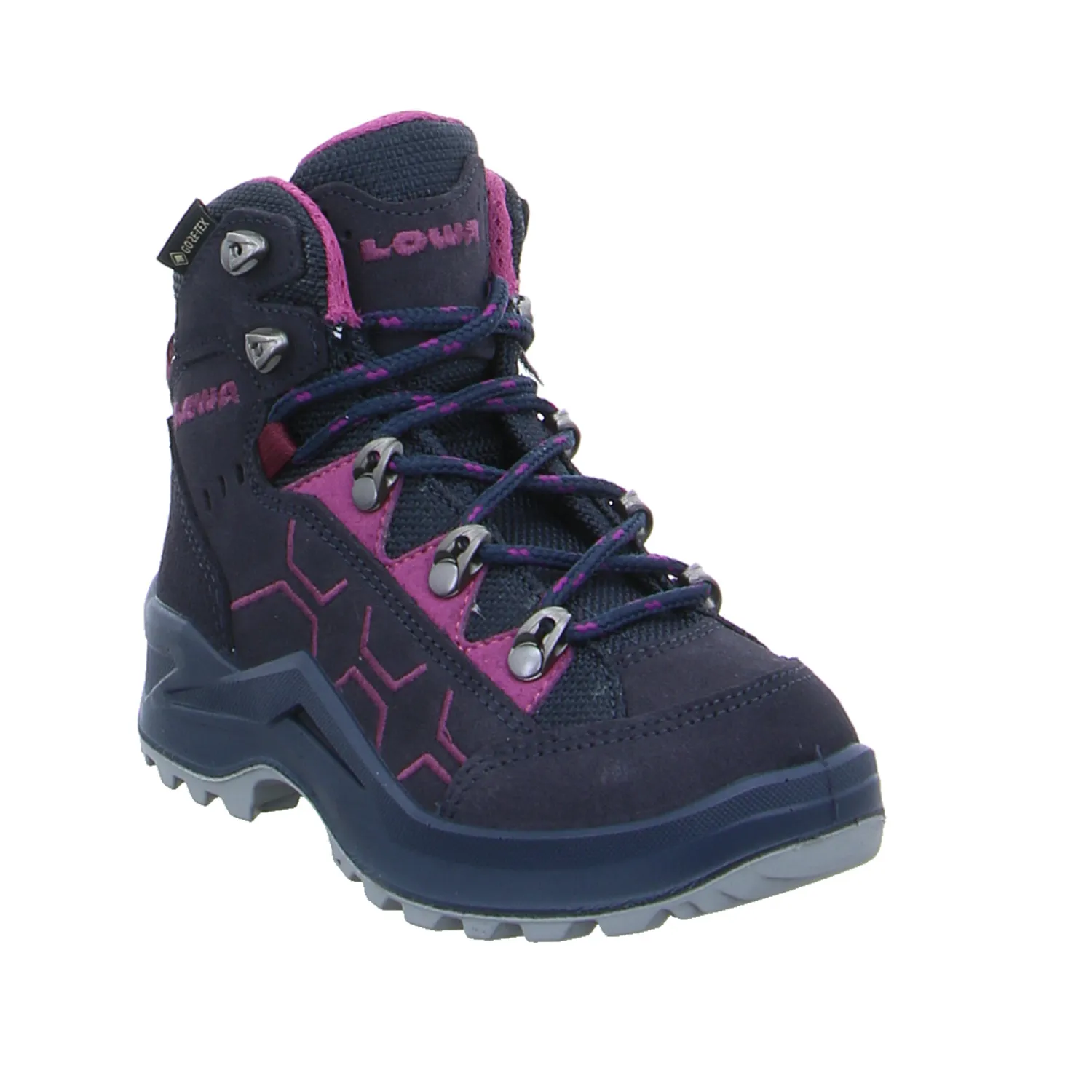 LOWA Kinder-Wanderschuhe Navy Textil 