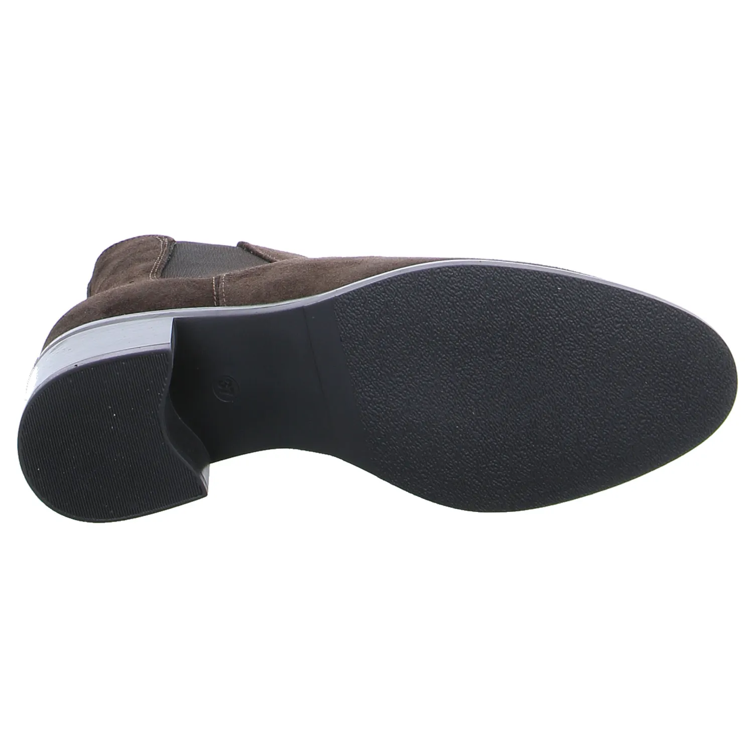 SCHUHENGEL Stiefelette Braun Leder SCHUHENGEL Stiefelette Braun Leder