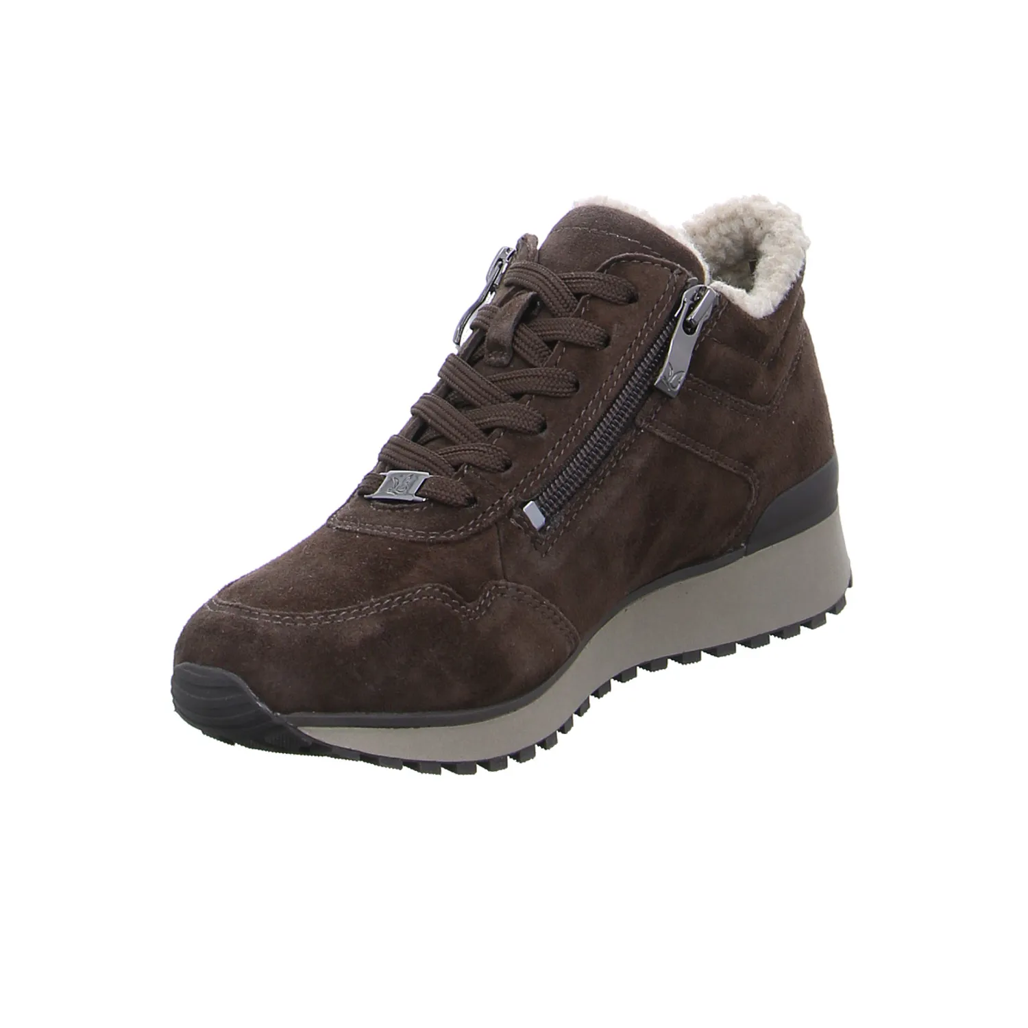 CAPRICE mit TEX Comfort-Mid Cut Sneaker Braun Leder CAPRICE mit TEX Comfort-Mid Cut Sneaker Braun Leder