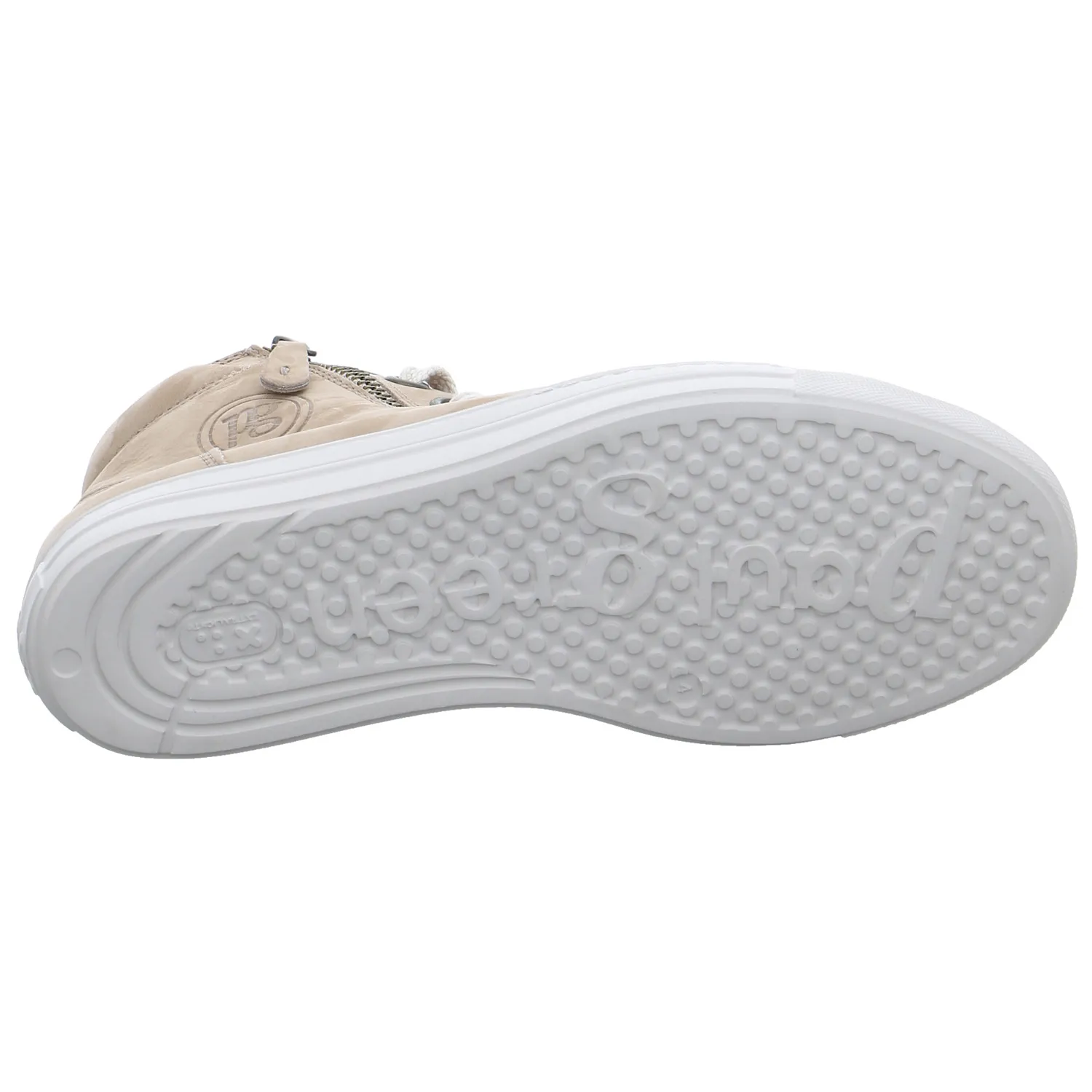 PAUL GREEN Mid Cut Sneaker Beige Leder PAUL GREEN Mid Cut Sneaker Beige Leder