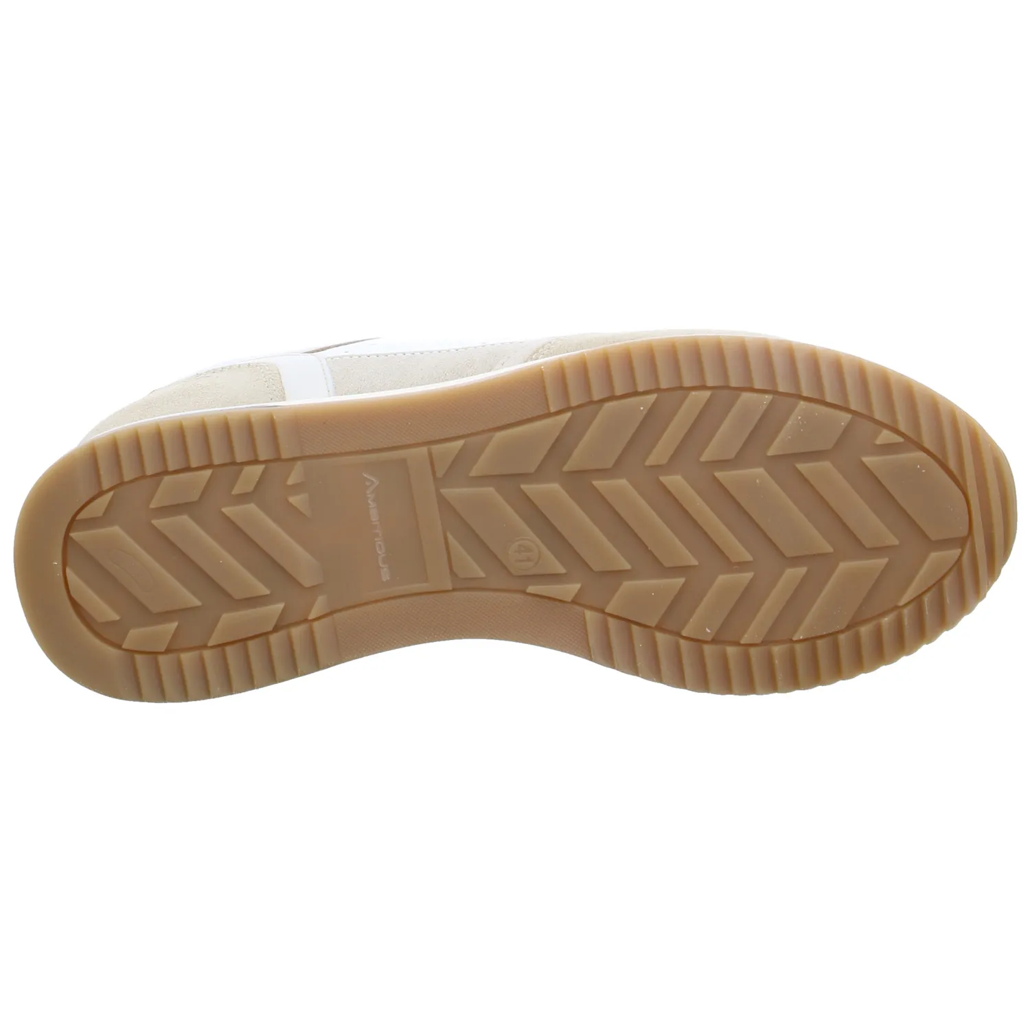 AMBITIOUS Halbschuhe Sneaker Weiss Leder AMBITIOUS Halbschuhe Sneaker Weiss Leder