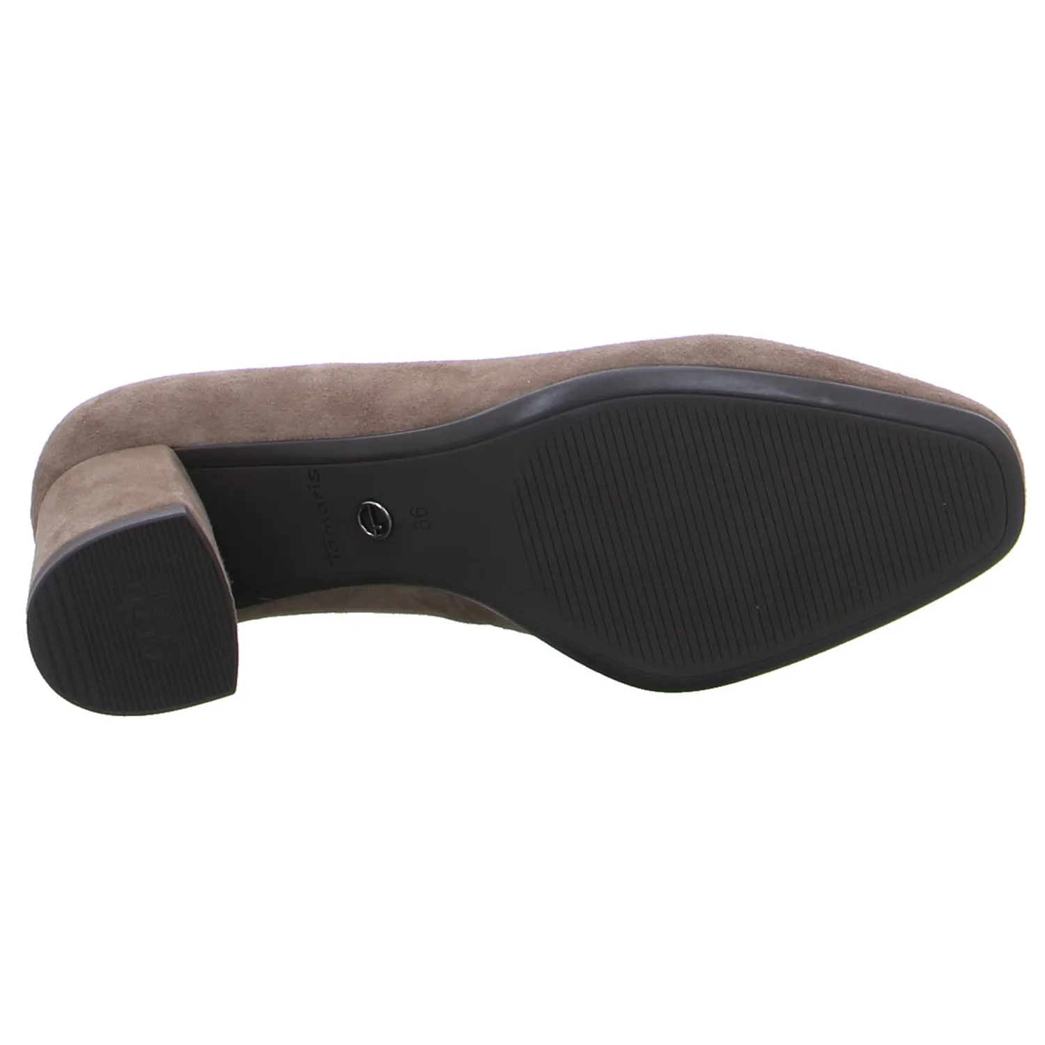TAMARIS Pumps Taupe Leder 