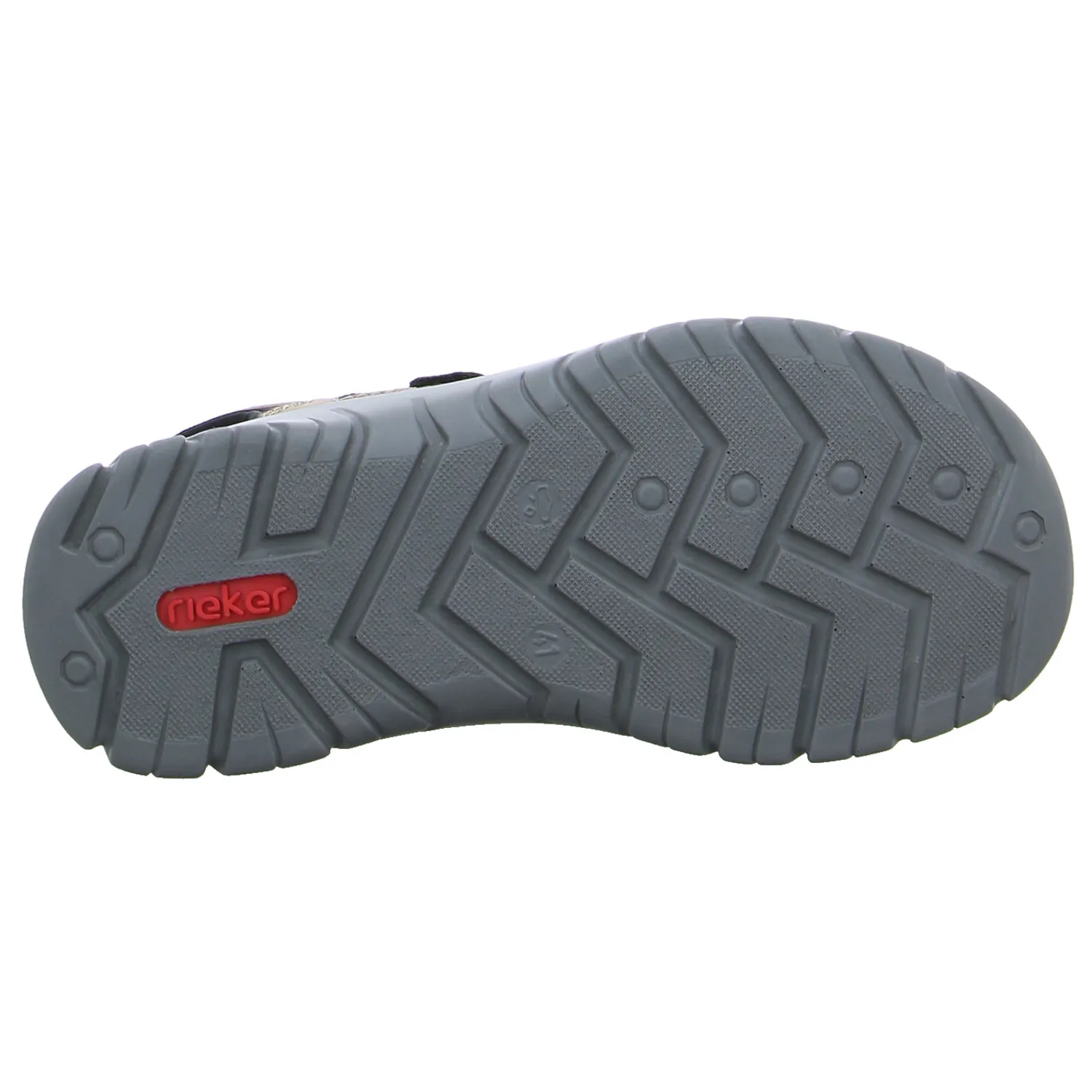 RIEKER Sandale Beige Lederimitat RIEKER Sandale Beige Lederimitat