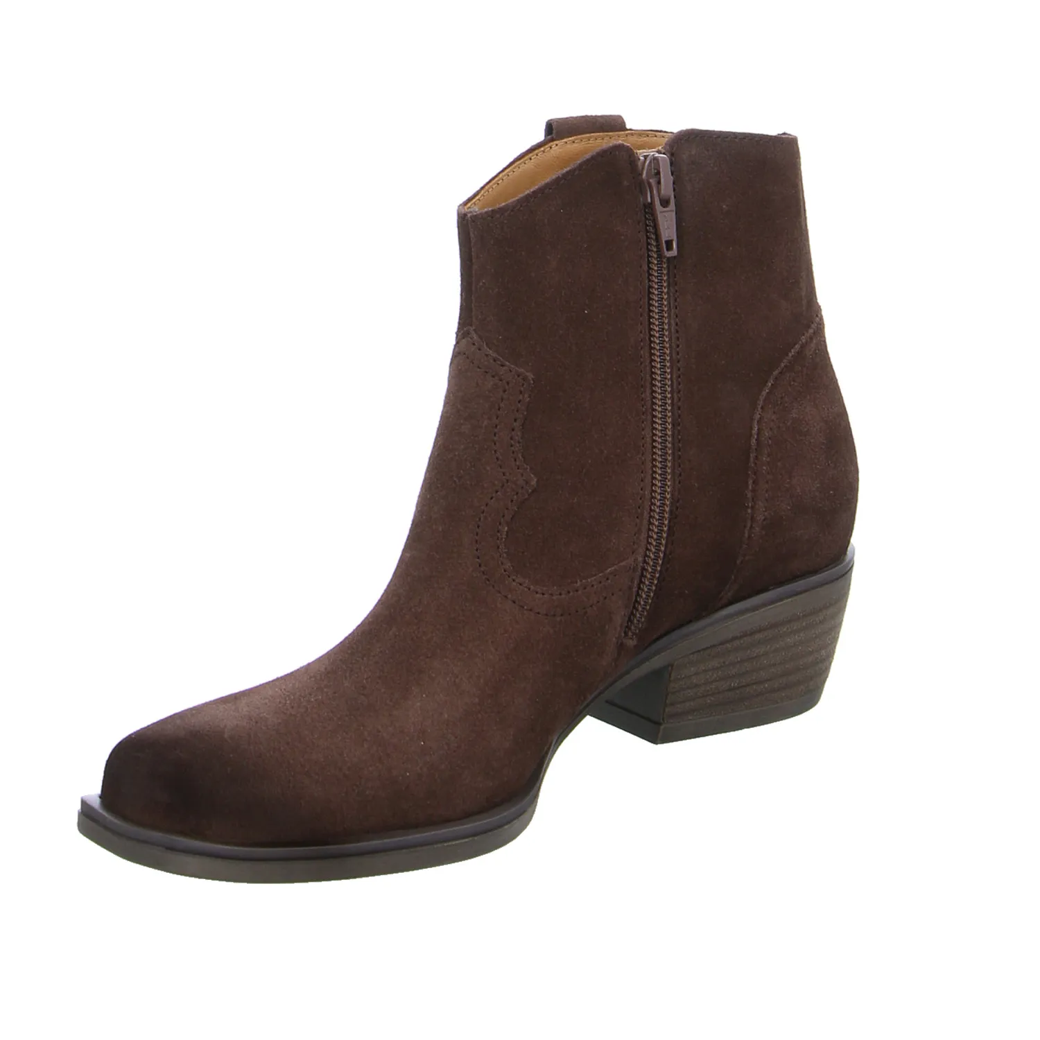 GABOR Stiefelette Braun Leder 