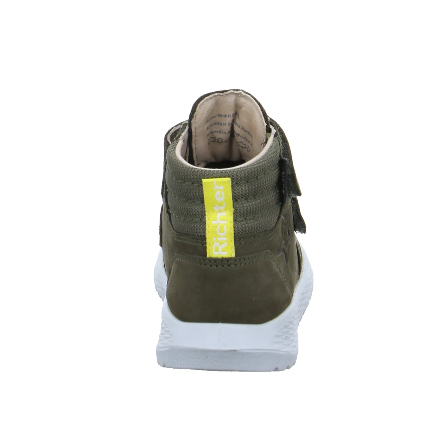 RICHTER Bottine Lauflernschuh Olive Textil 