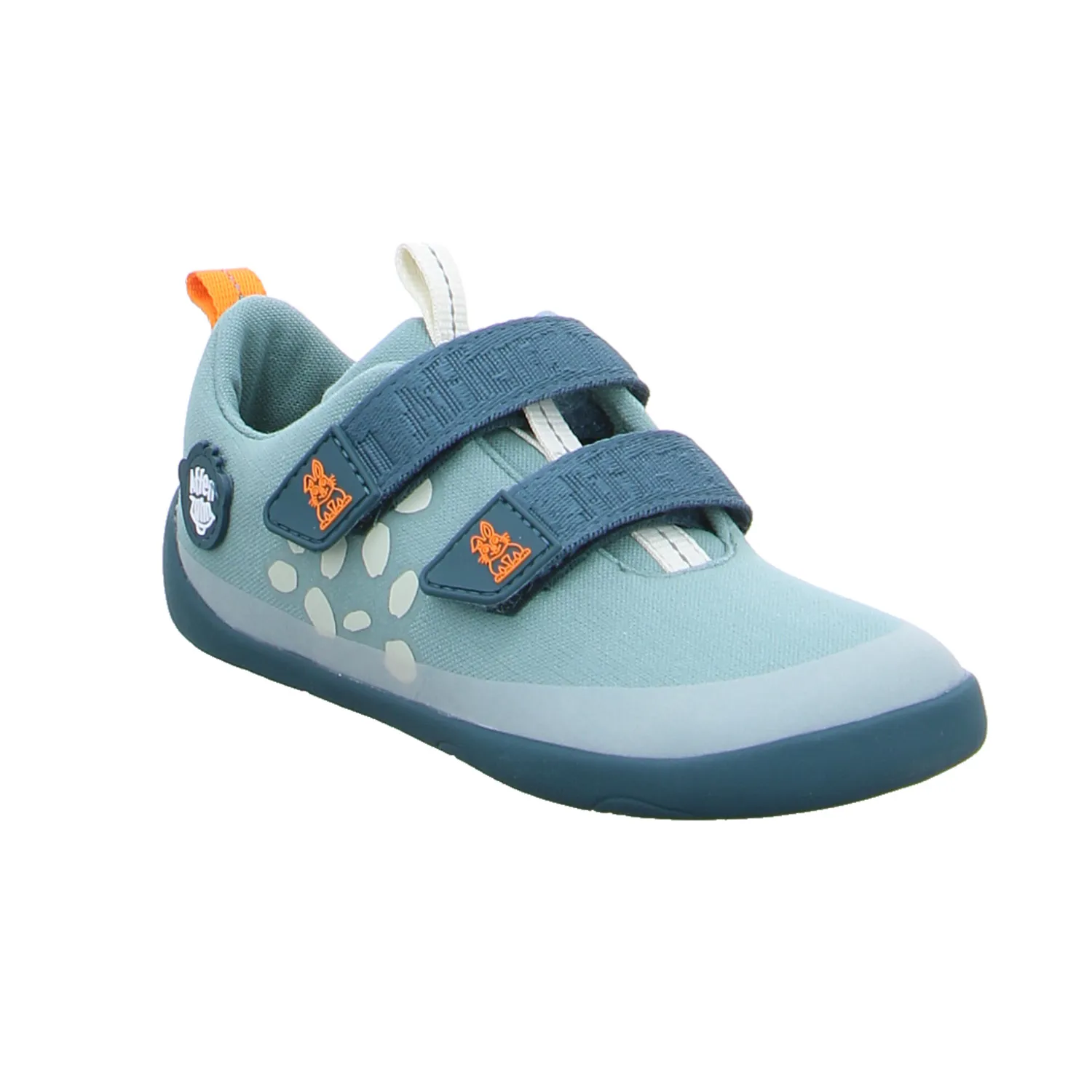 AFFENZAHN Komfortschuh Kleinkinder-Halbschuh Klett Grün Textil AFFENZAHN Komfortschuh Kleinkinder-Halbschuh Klett Grün Textil