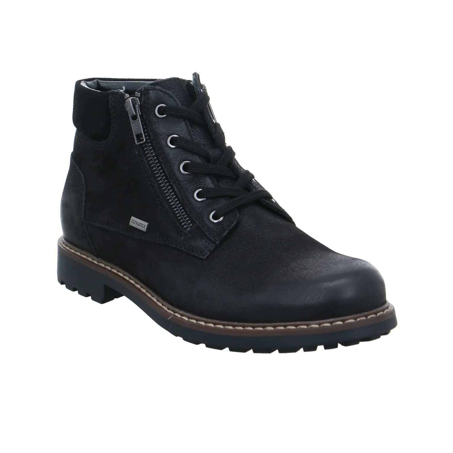 STONE WALK Winter-Boots Schwarz Leder STONE WALK Winter-Boots Schwarz Leder