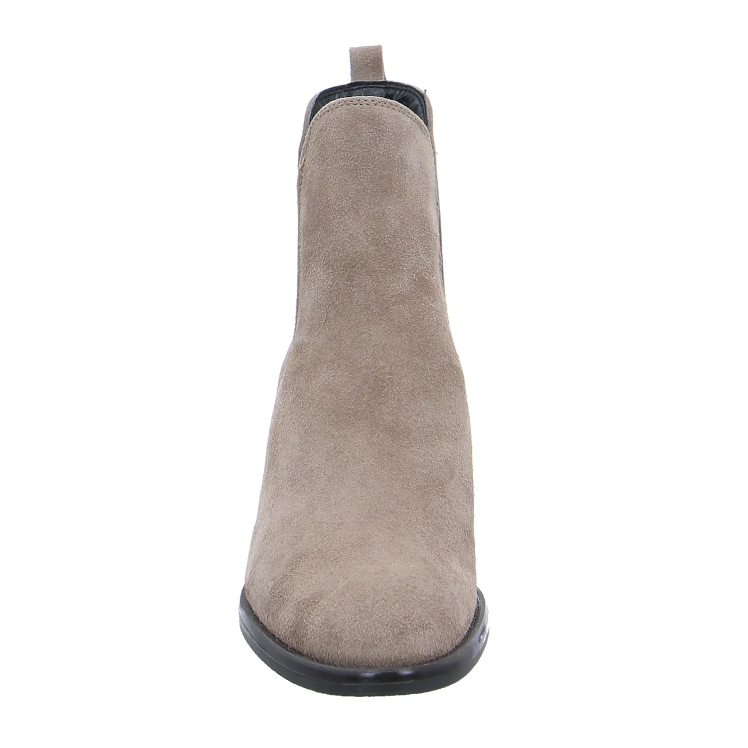 SCHUHENGEL Stiefelette Taupe Leder SCHUHENGEL Stiefelette Taupe Leder