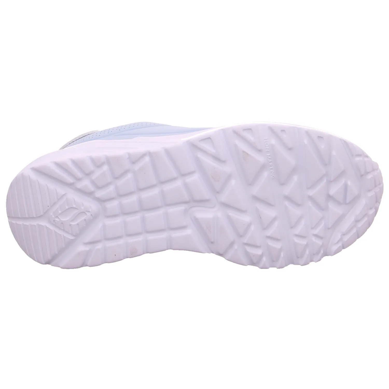 SKECHERS Sneaker Mädchen-Halbschuh Binder Hellblau Lederimitat 