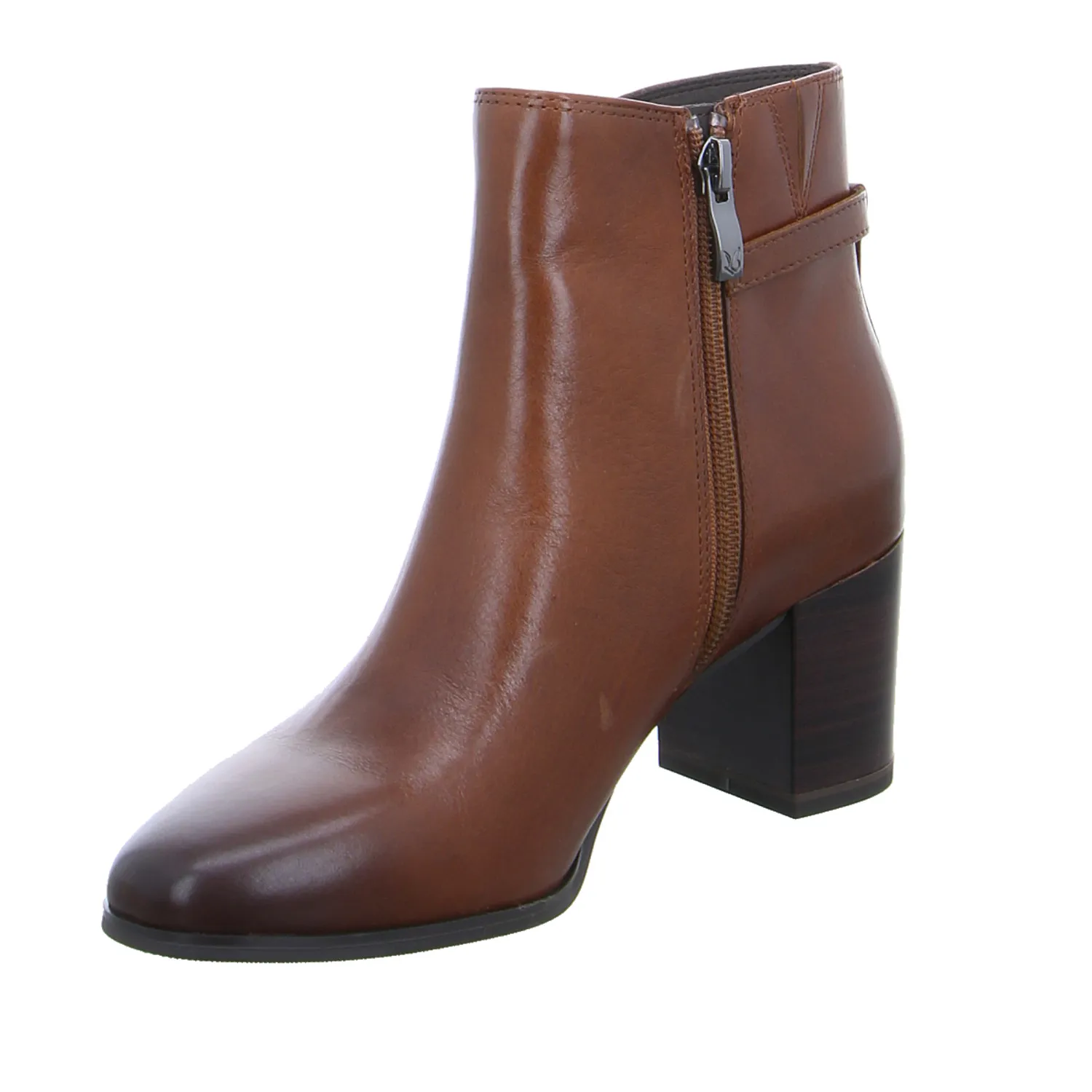 CAPRICE Stiefelette Cognac Leder CAPRICE Stiefelette Cognac Leder