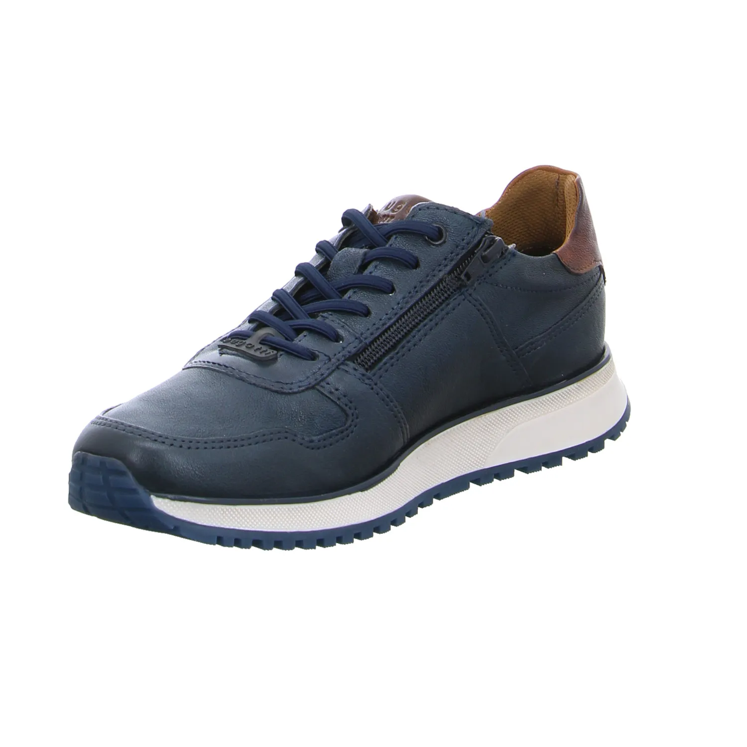 BUGATTI SHOES Halbschuhe Sneaker Blau Leder BUGATTI SHOES Halbschuhe Sneaker Blau Leder