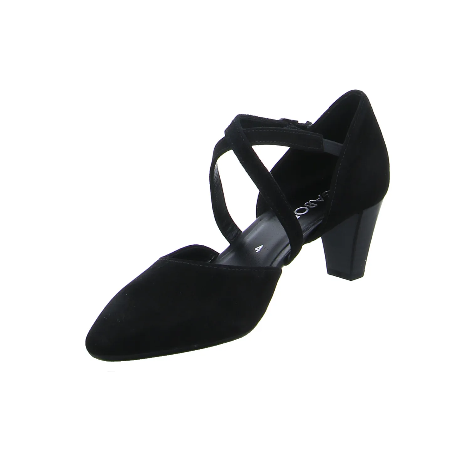 GABOR Pumps Schwarz Leder 