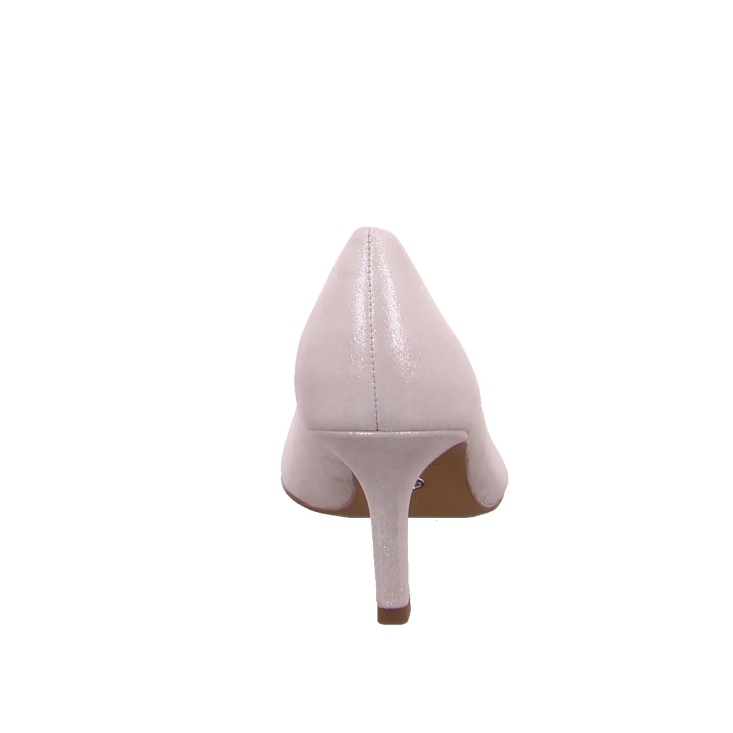 TAMARIS Pumps Silber Leder 